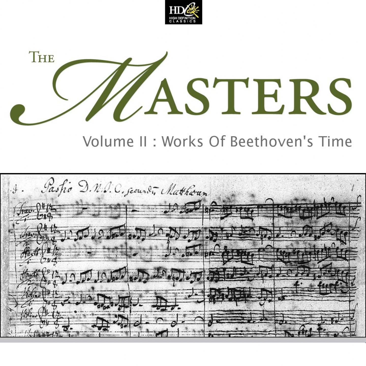 Постер альбома The Masters Vol. 2: Works Of Beethoven's Time: Symphonic Fantasies
