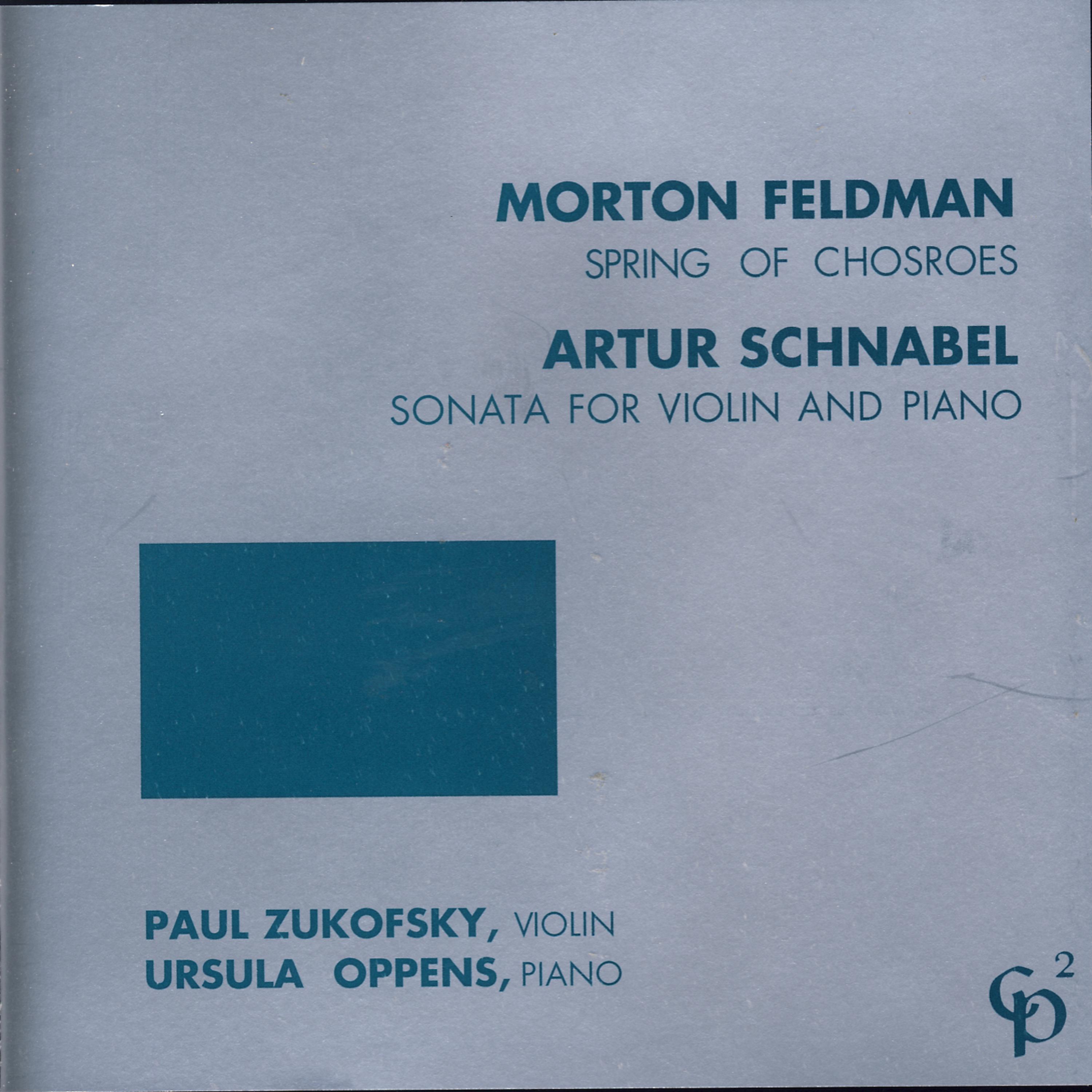 Постер альбома Feldman/Schnabel