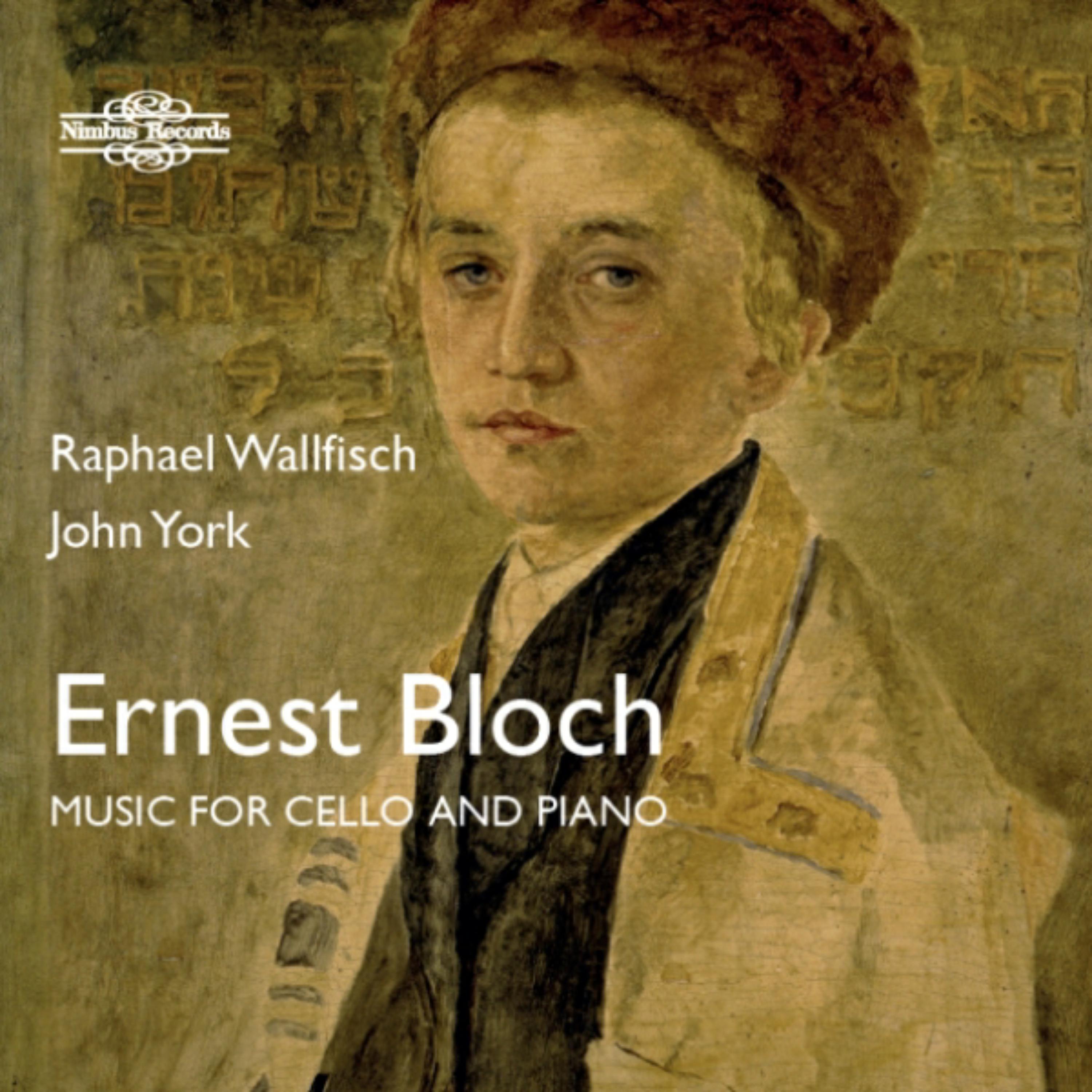 Постер альбома Bloch: Music for Cello & Piano
