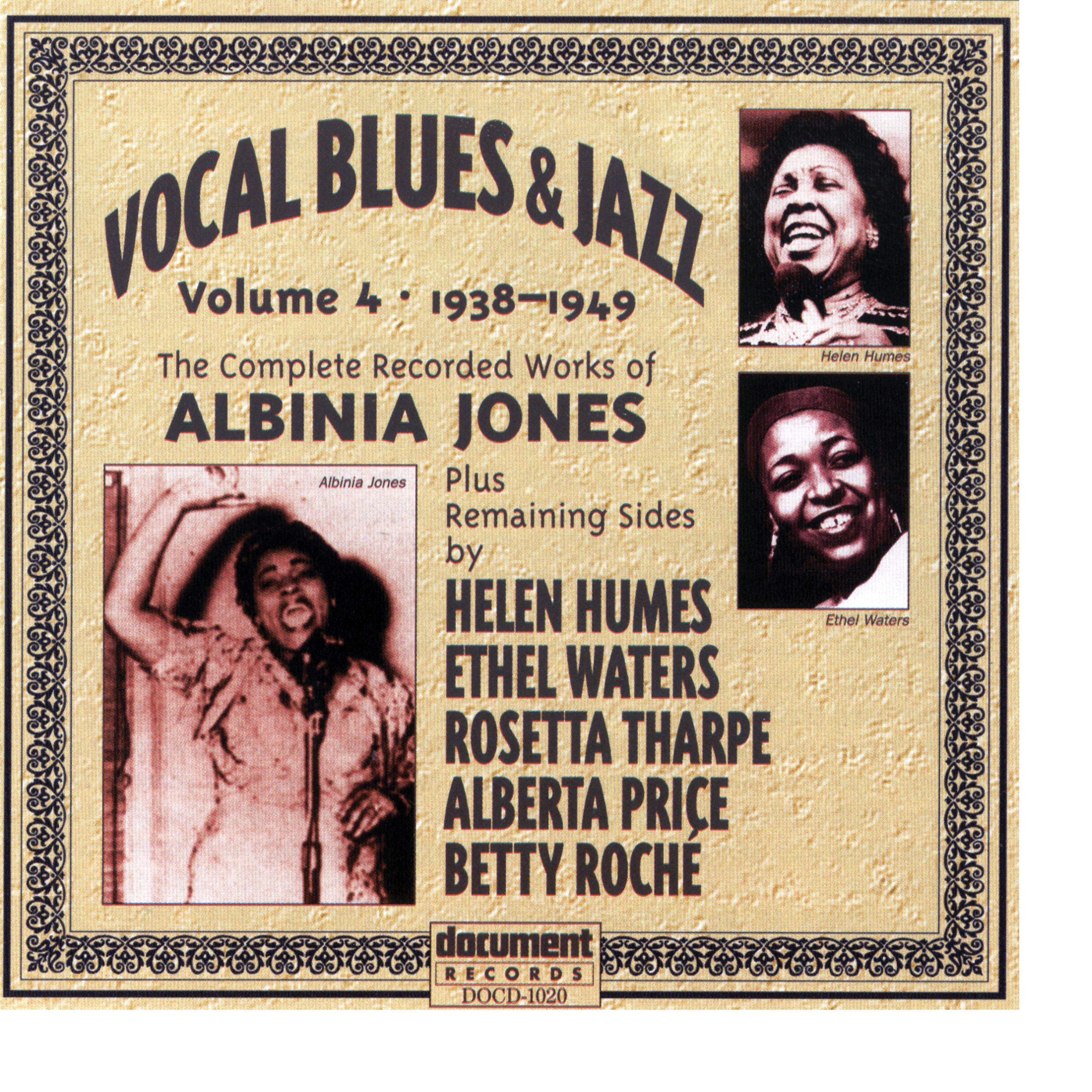 Постер альбома Vocal Blues & Jazz Vol. 4 (1938)