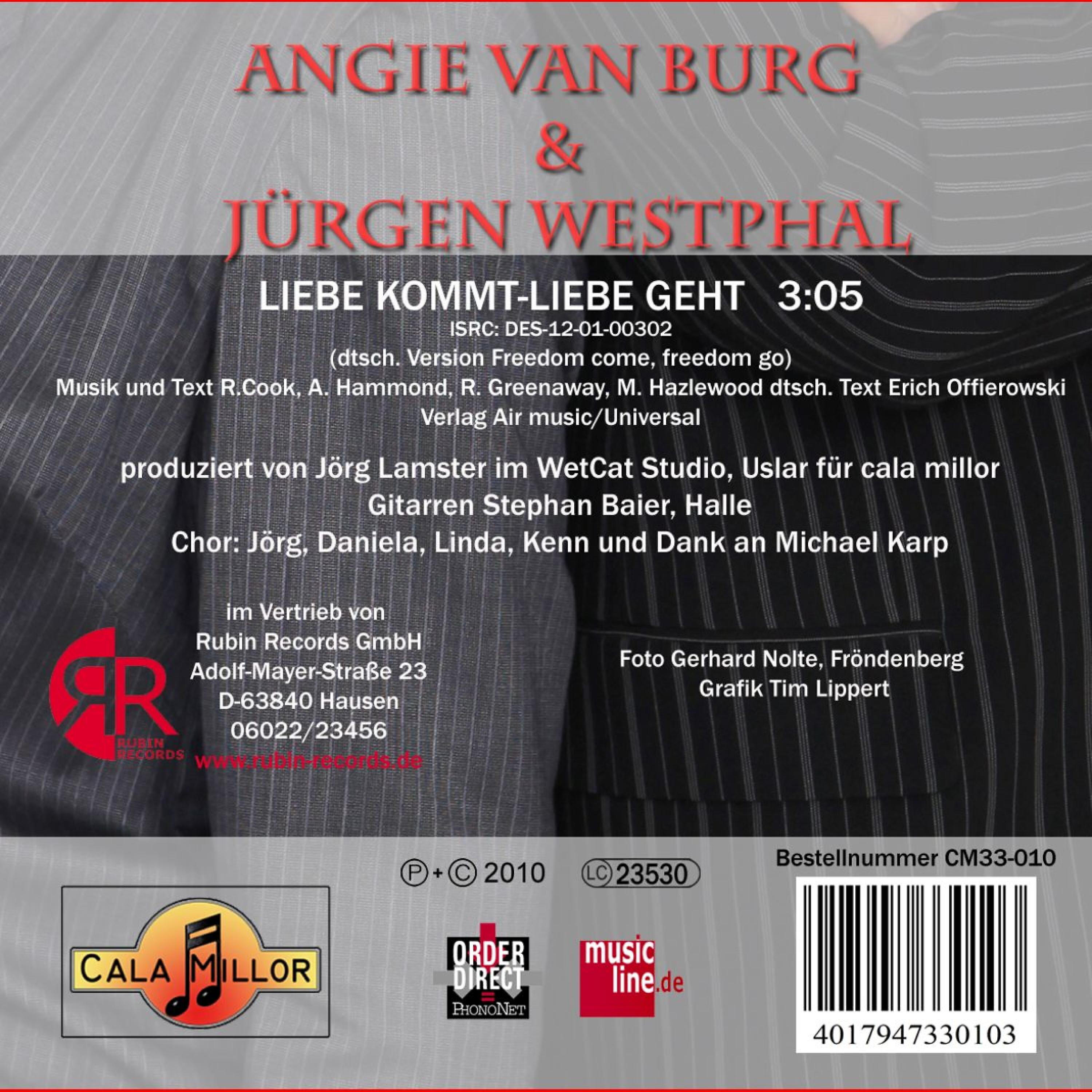 Angie van Burg - Liebe Kommt Liebe Geht