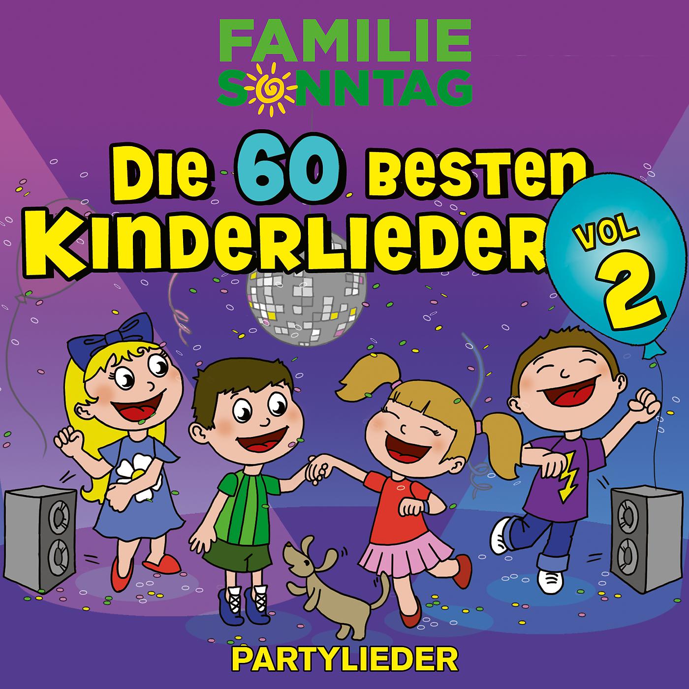 Постер альбома Die 60 besten Kinderlieder, Vol. 2 - Partylieder