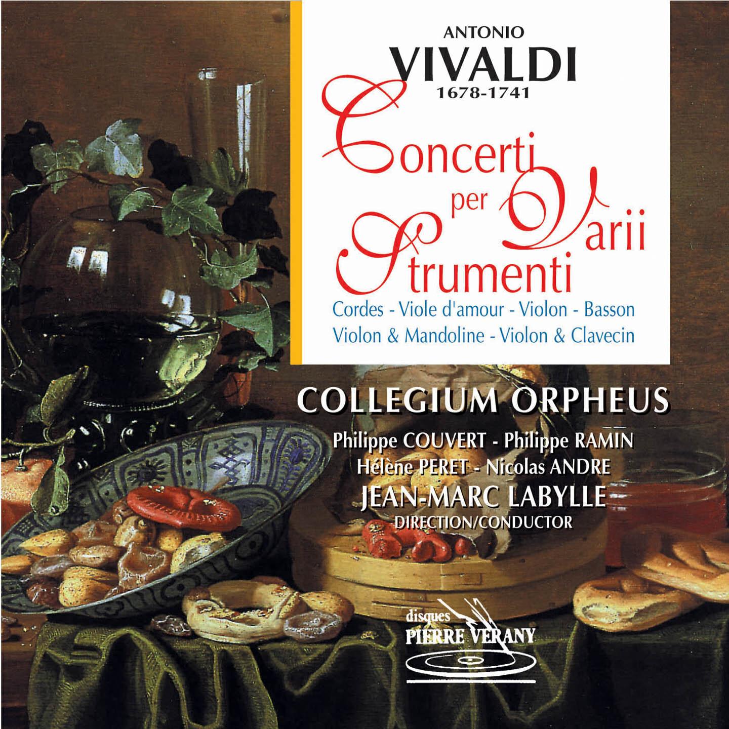 Collegium Orpheus - Concerto en ré mineur per viola d'amore, archi e continuo, Rv 395 : Allegro II