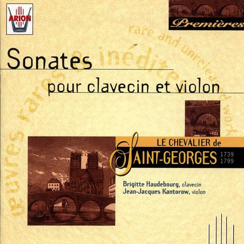 Постер альбома Saint-Georges : Sonates pour clavecin et violon