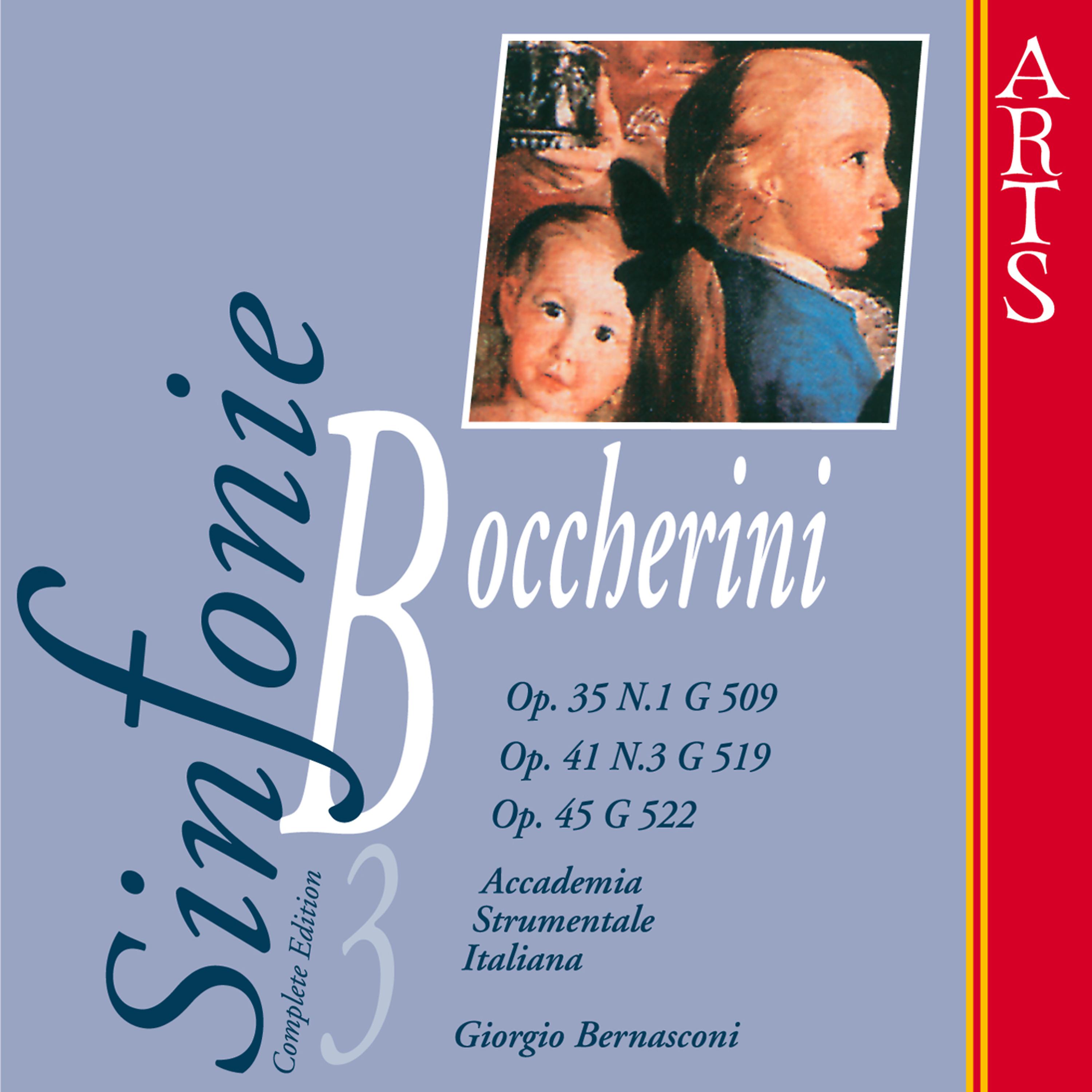 Постер альбома Boccherini: Sinfonie Op. 35, Nos. 2, 4 & 5 - Vol. 3