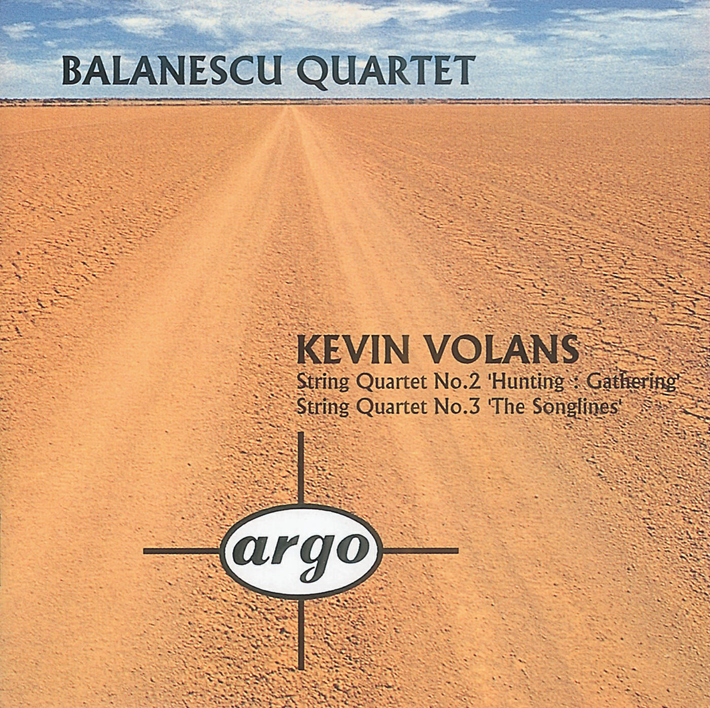 Balanescu Quartet - Volans: String Quartet No.3 