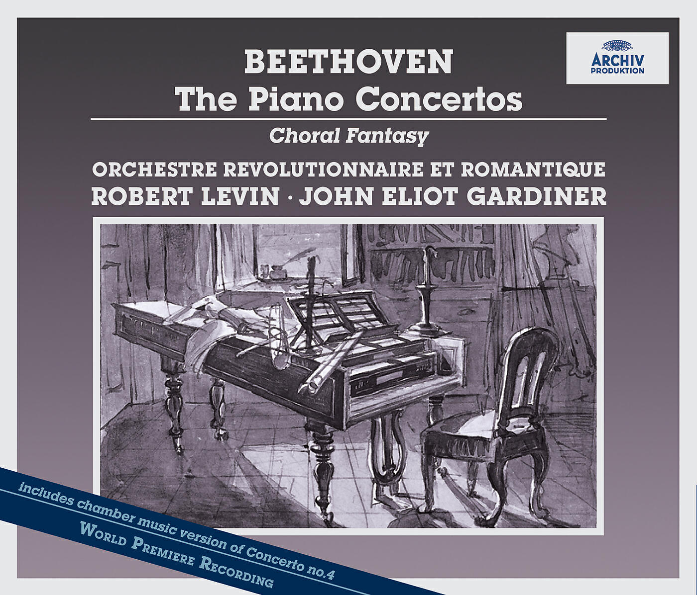 Robert Levin - Beethoven: Fantasia for Piano, Chorus and Orchestra in C Minor, Op. 80 - I. Adagio