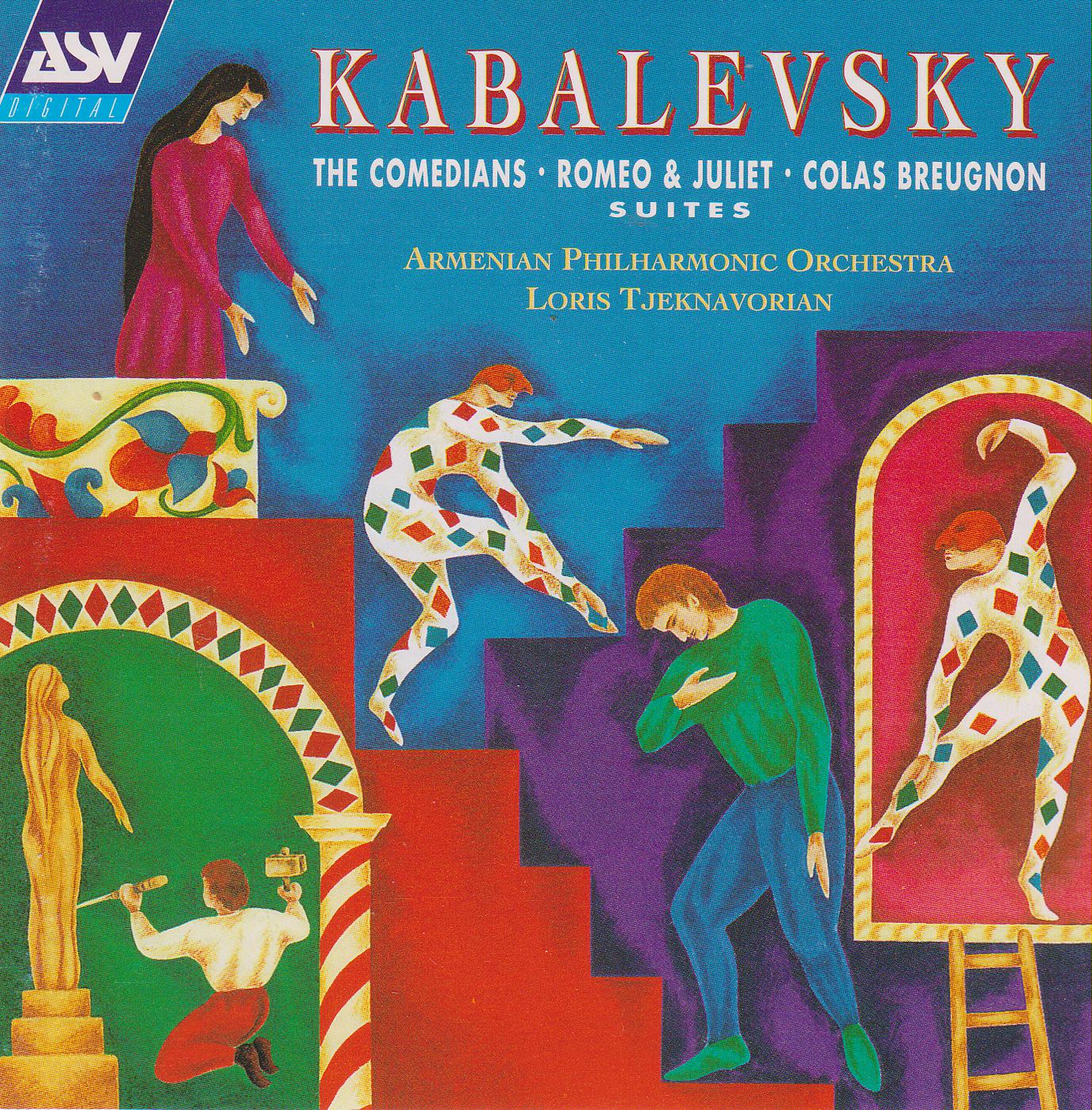 Постер альбома Kabalevsky: Romeo and Juliet - Suite, The Comedians - Suite, Colas Breugnon - Suite