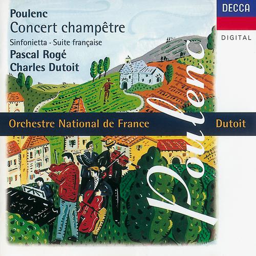 Постер альбома Poulenc: Concert champêtre/Suite française/Sinfonietta etc.