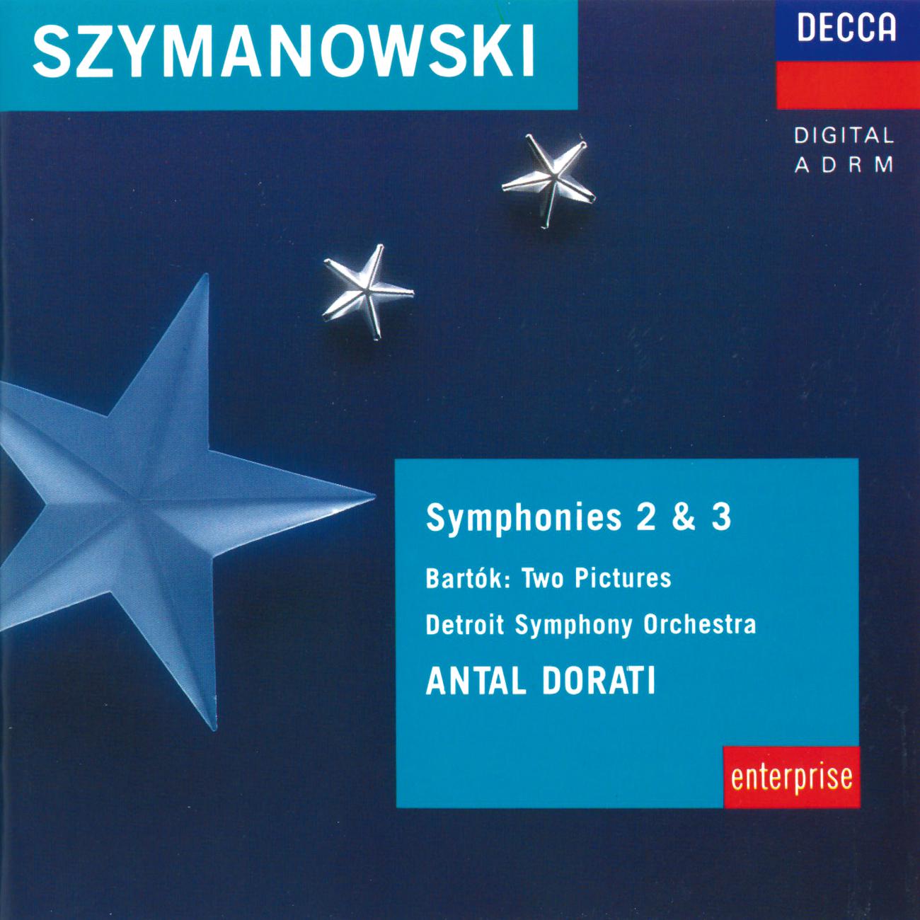 Постер альбома Szymanowski: Symphonies Nos. 1 & 2 / Bartok: Two Pictures