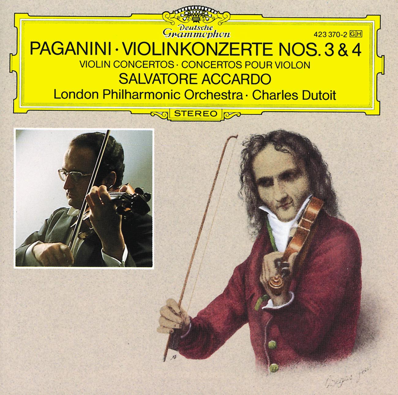 Постер альбома Paganini: Violin Concertos Nos. 3 & 4