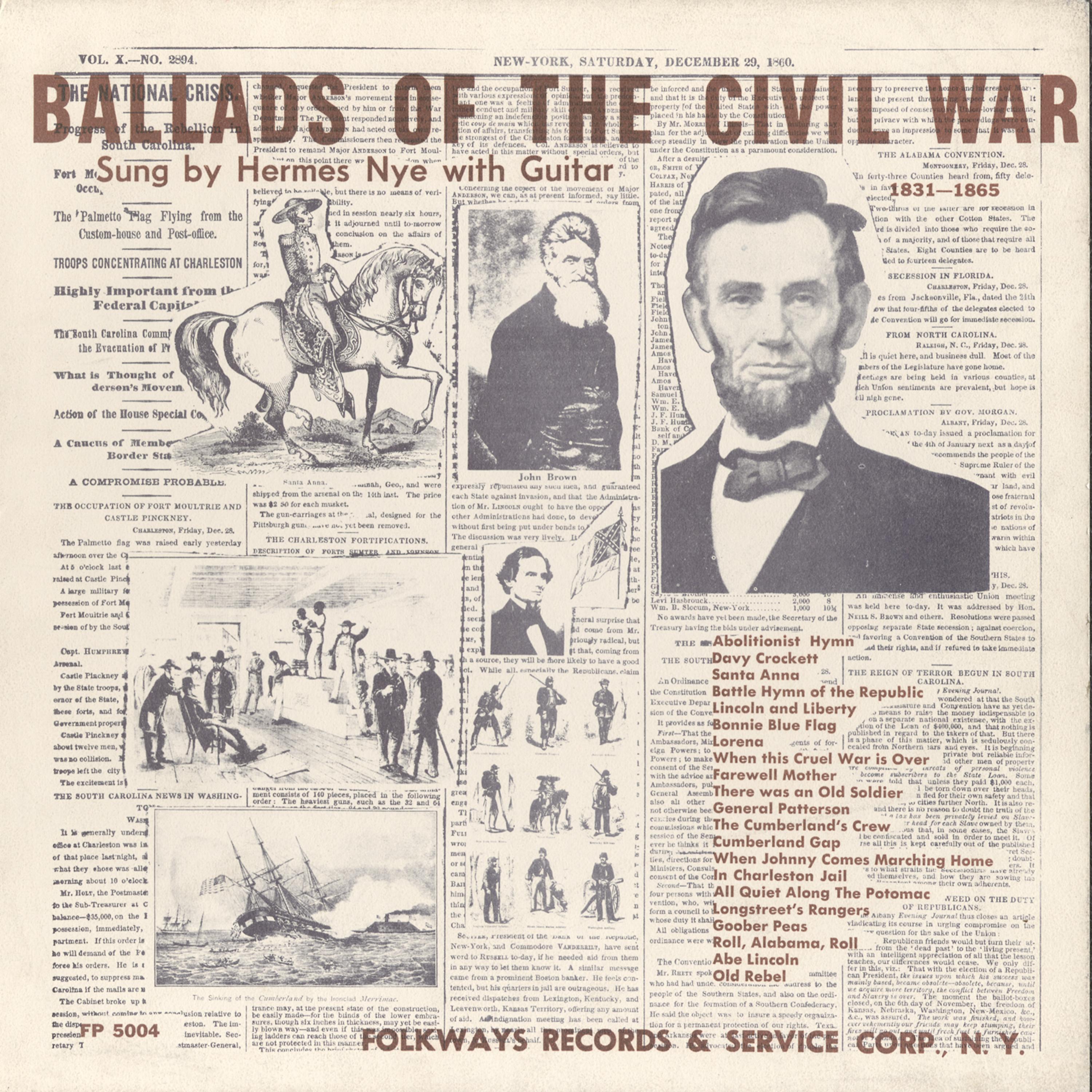 Постер альбома Ballads of the Civil War