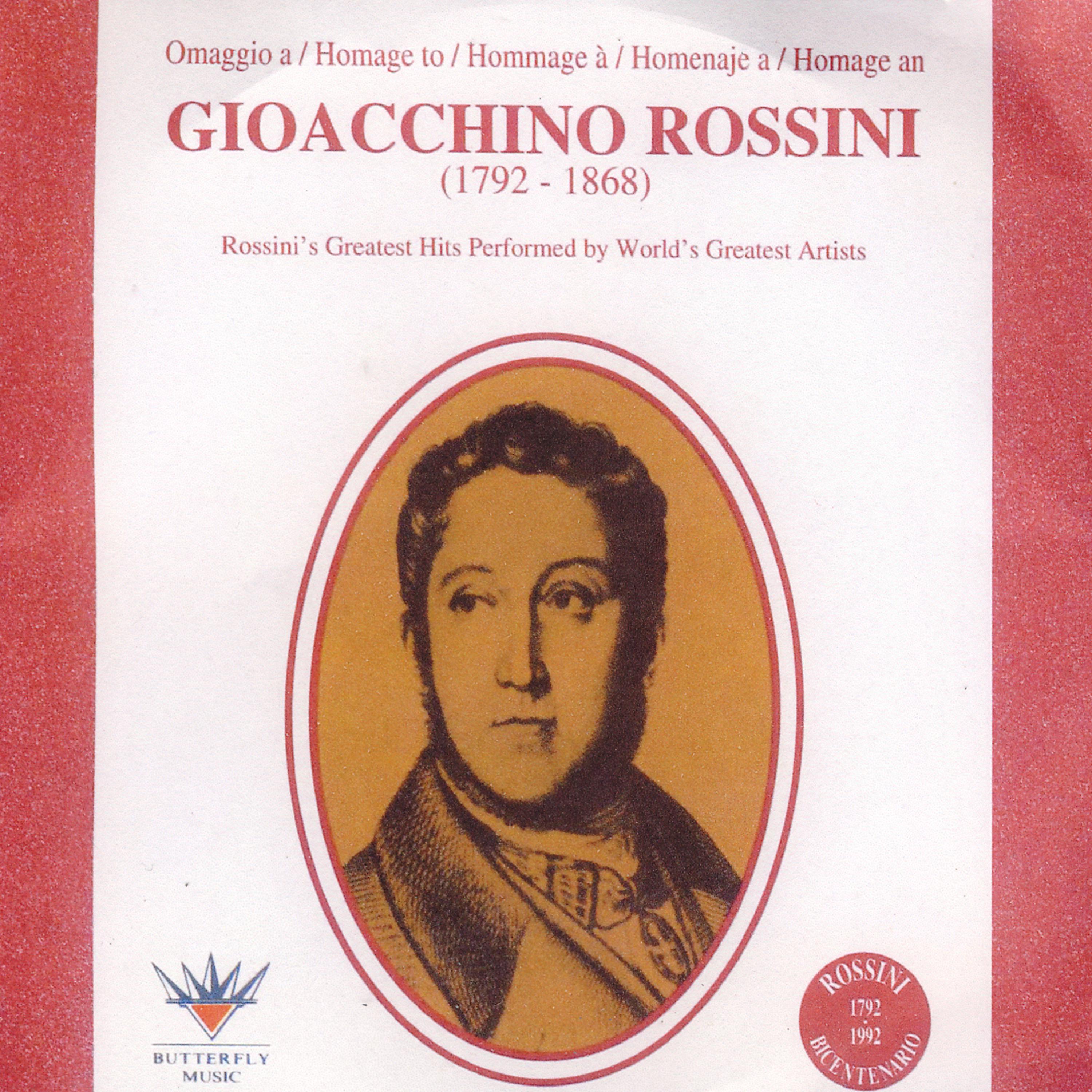 Постер альбома Omaggio A Gioacchino Rossini