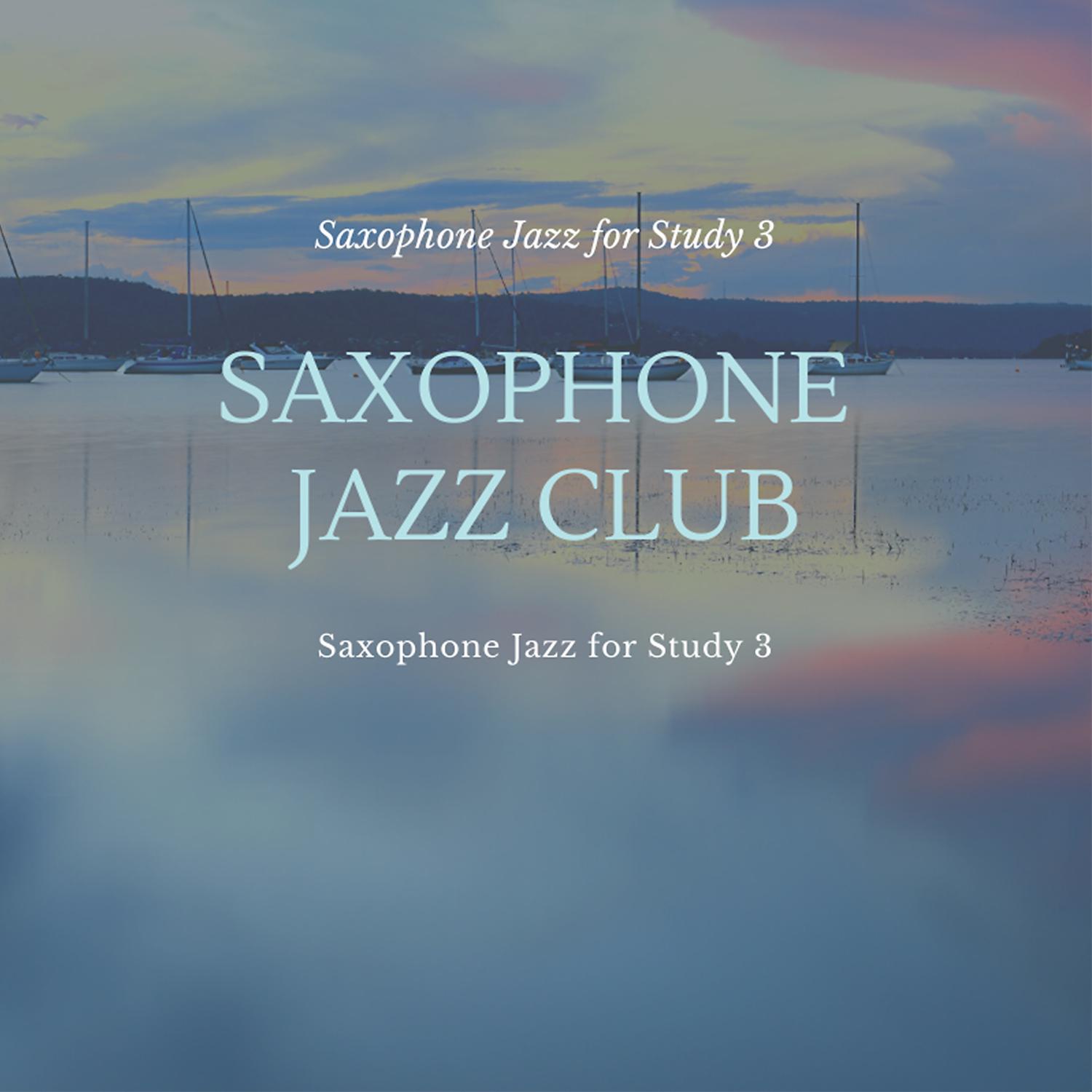 Постер альбома Saxophone Jazz for Study 3