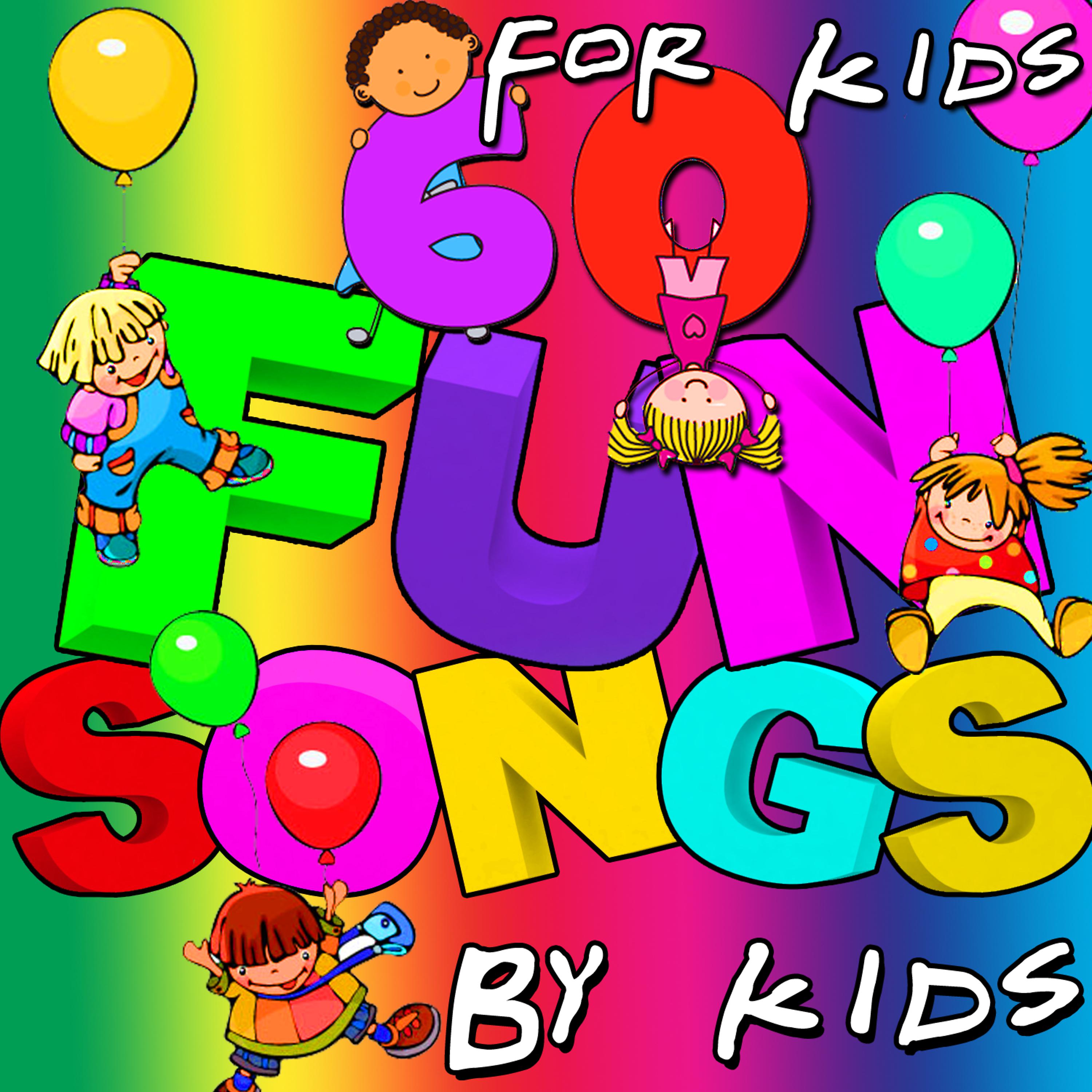 Постер альбома 60 Fun Songs for Kids by Kids