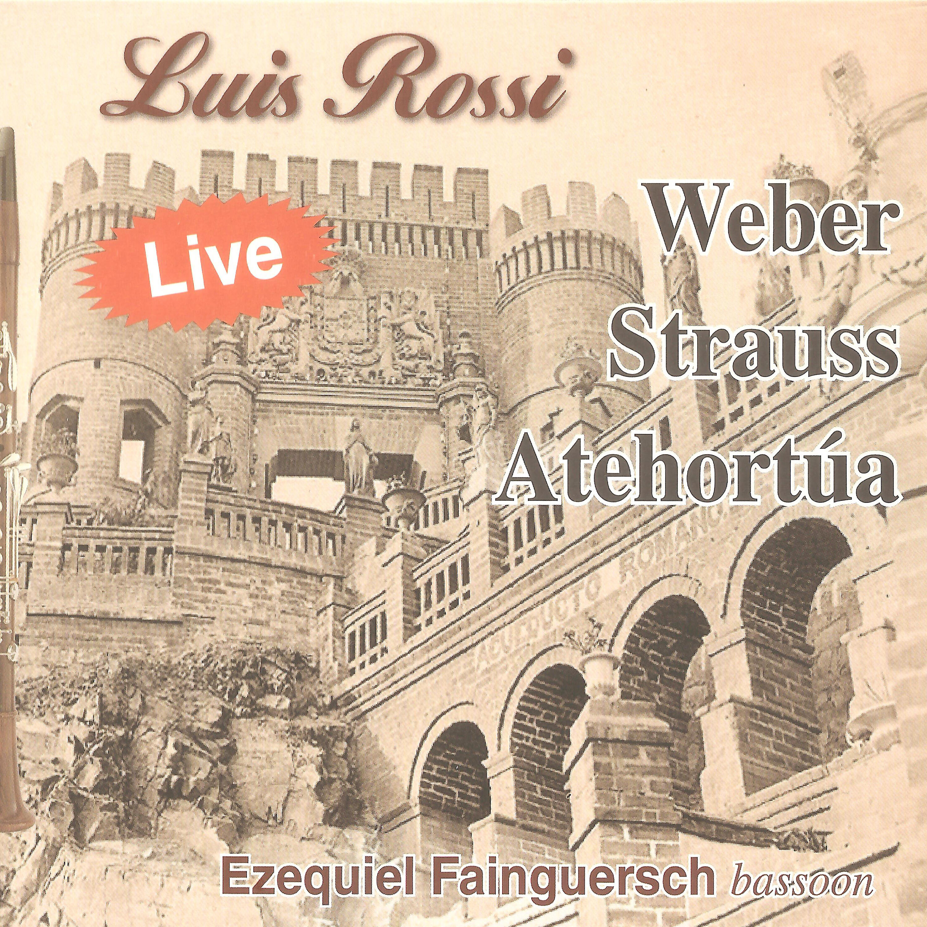 Luis Rossi - B.ATEHORTUA Concerto N.2 for Clarinet and Orchestra: II. Ostinato-Rondo (LIVE)