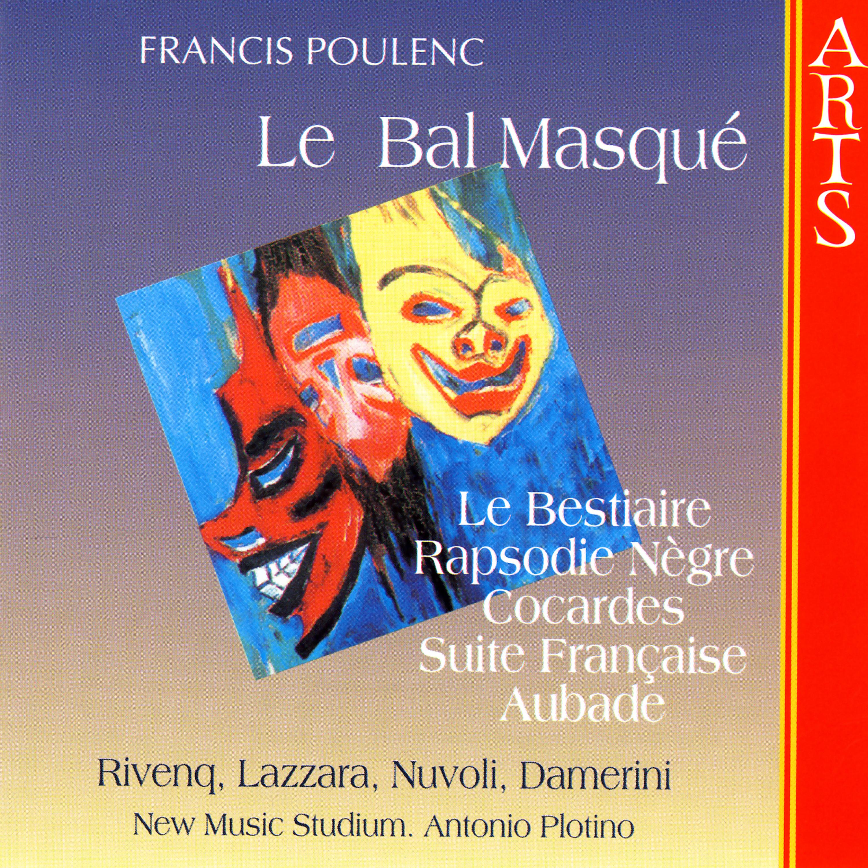 Постер альбома Poulenc: Le Bal Masqué / Rapsodie Negre / Le Bestiaire / Aubade