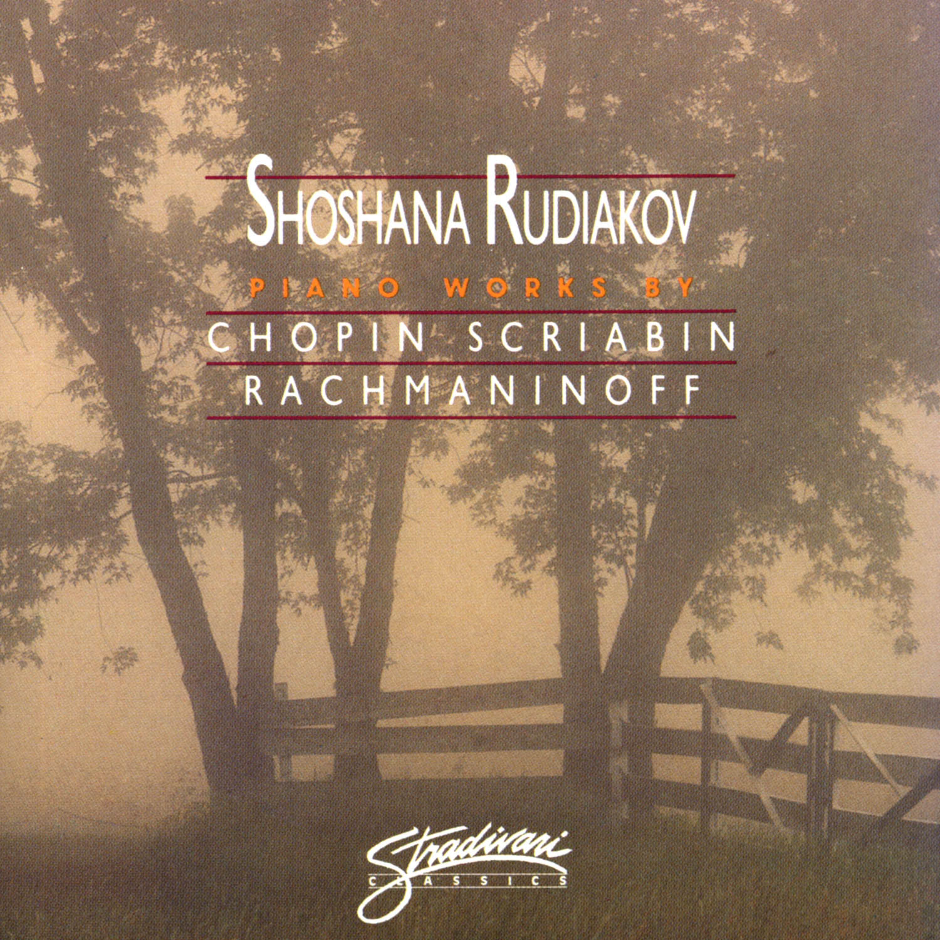 Постер альбома Piano Works By Chopin,Rachmaninoff, Scriabin,