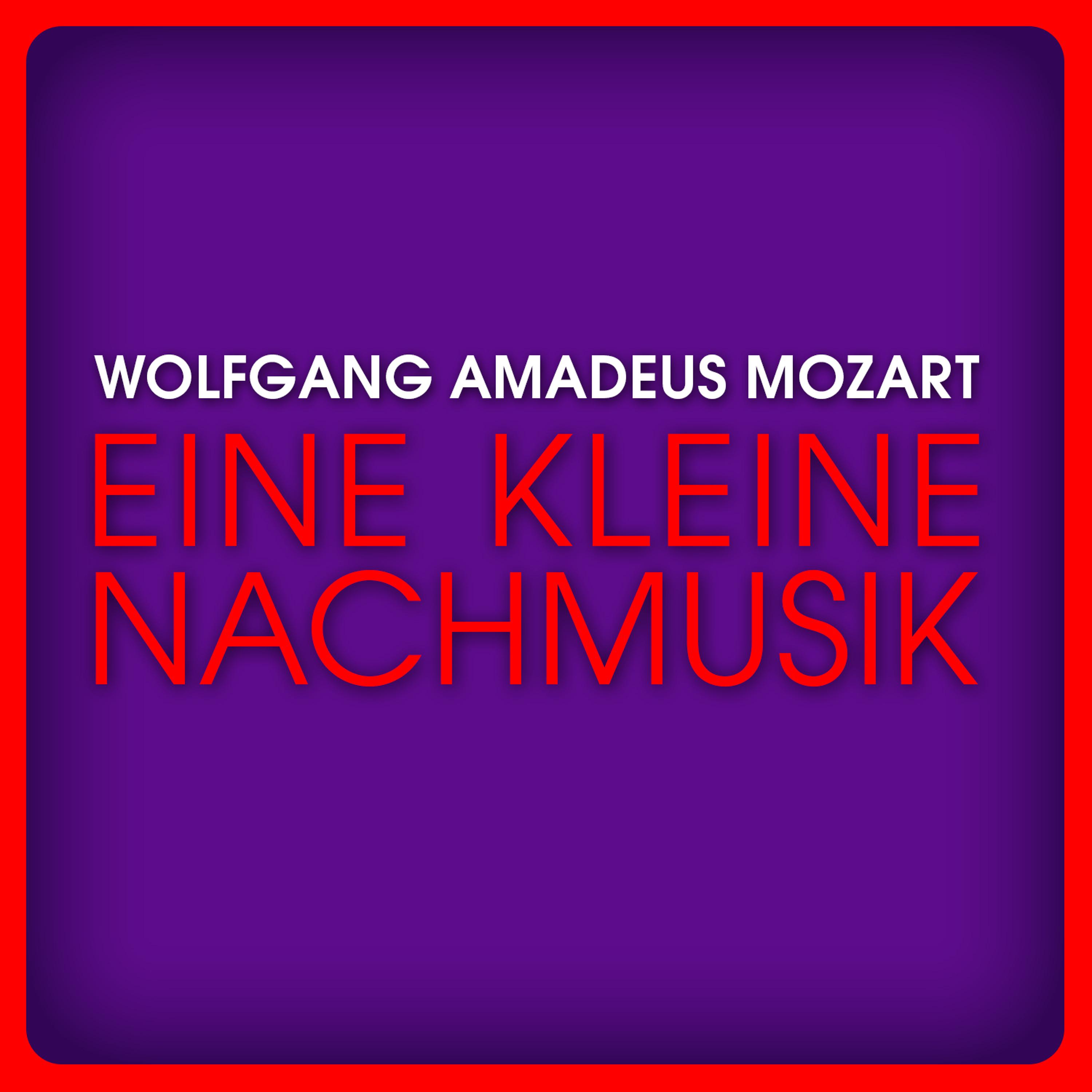 Постер альбома Wolfgang Amadeus Mozart: Eine kleine Nachmusik