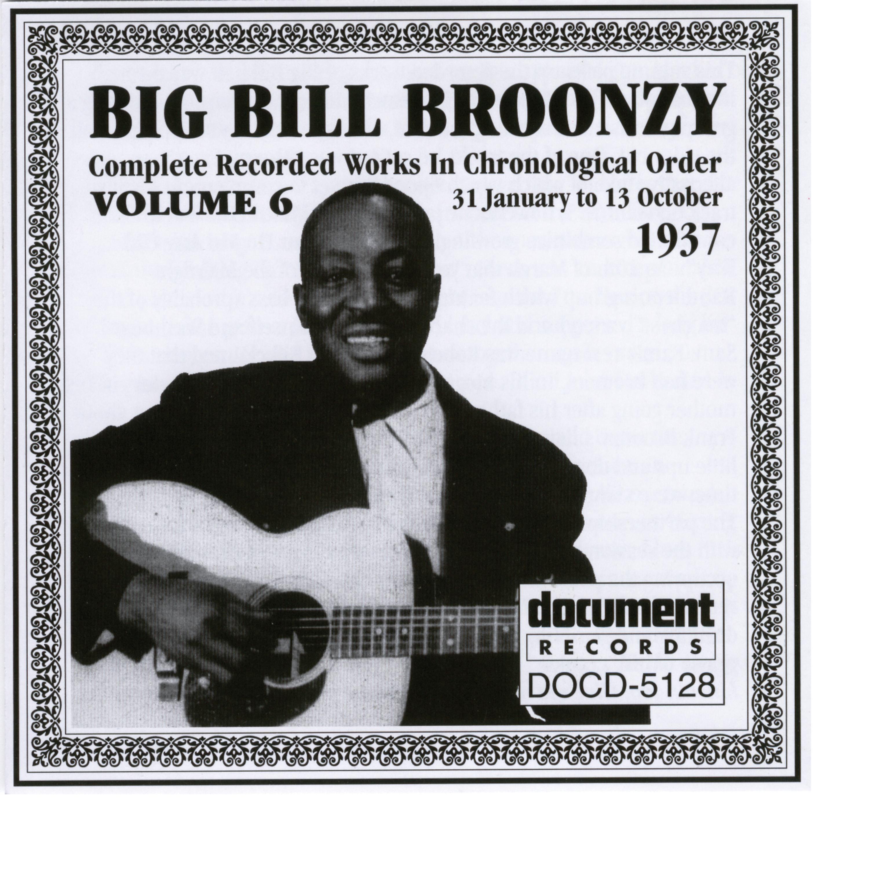 Постер альбома Big Bill Broonzy Vol. 6 1937