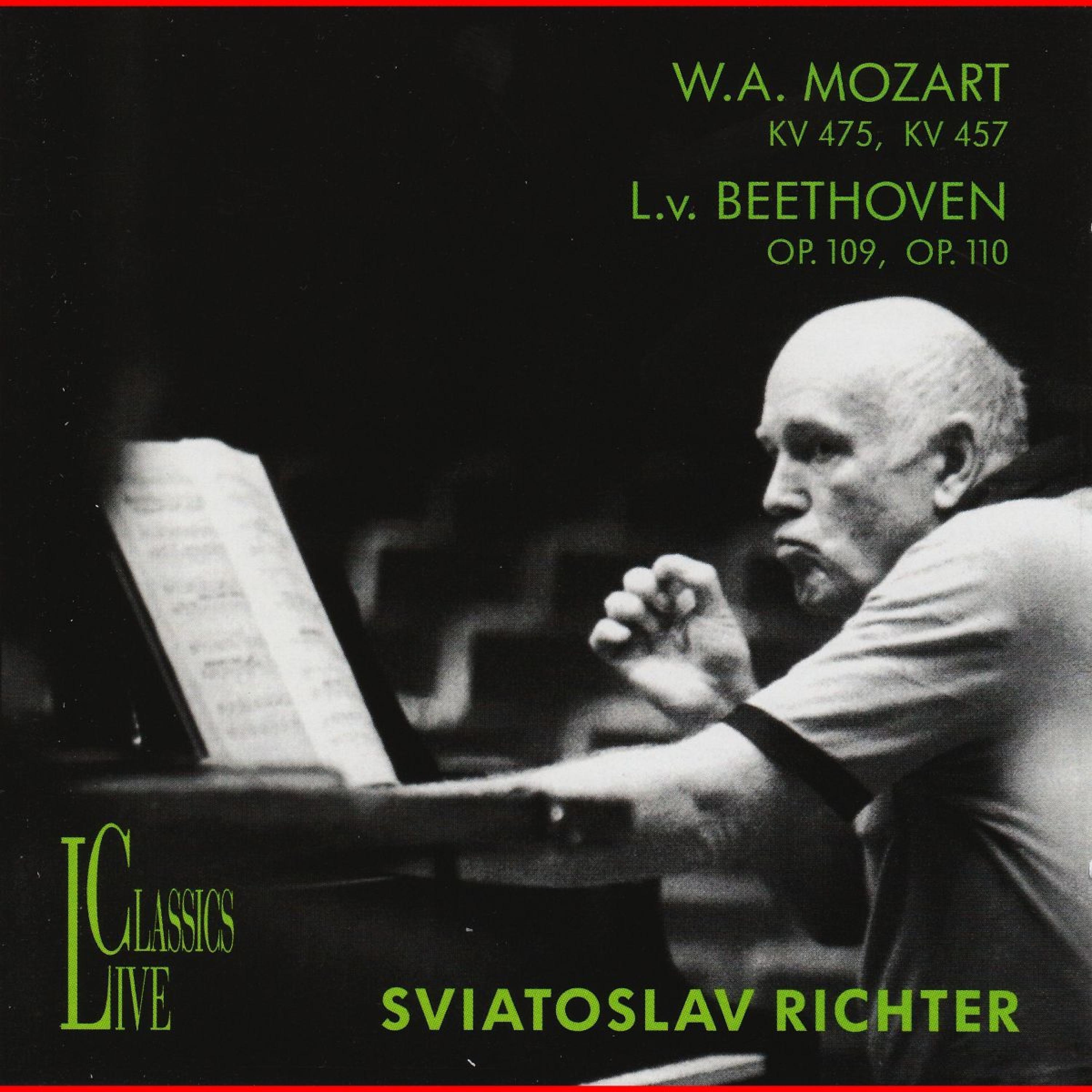 Постер альбома Mozart & Beethoven: Sviatoslav Richter