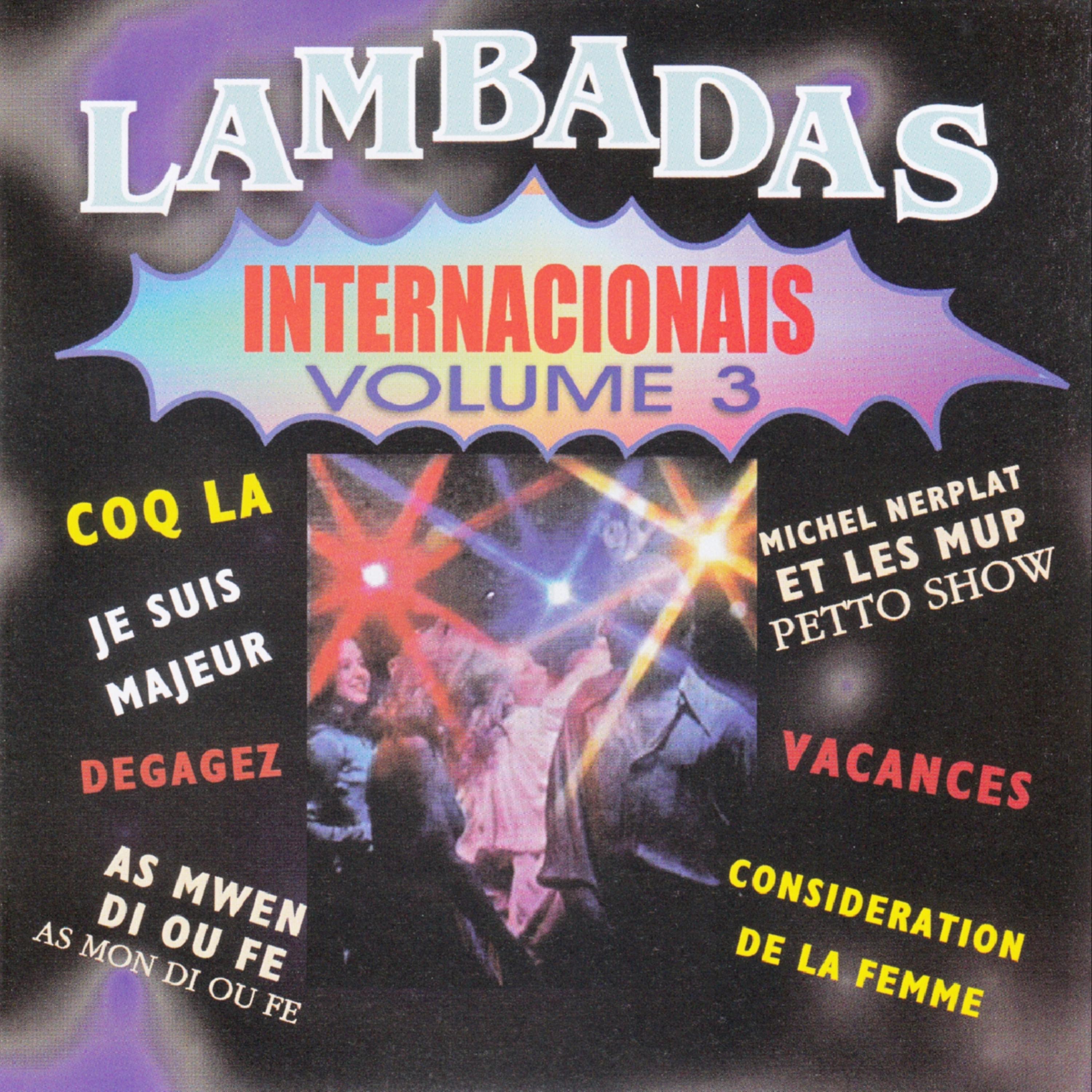 Постер альбома Lambadas Internacionais, Vol. 3