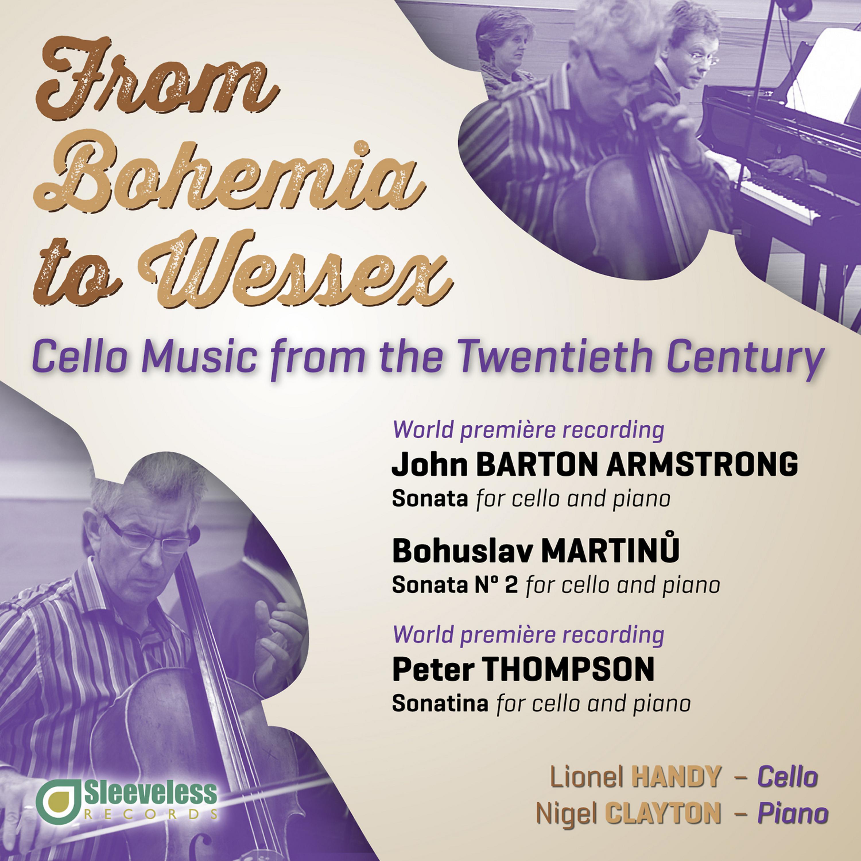 Постер альбома From Bohemia to Wessex: Cello Music from the Twentieth Century
