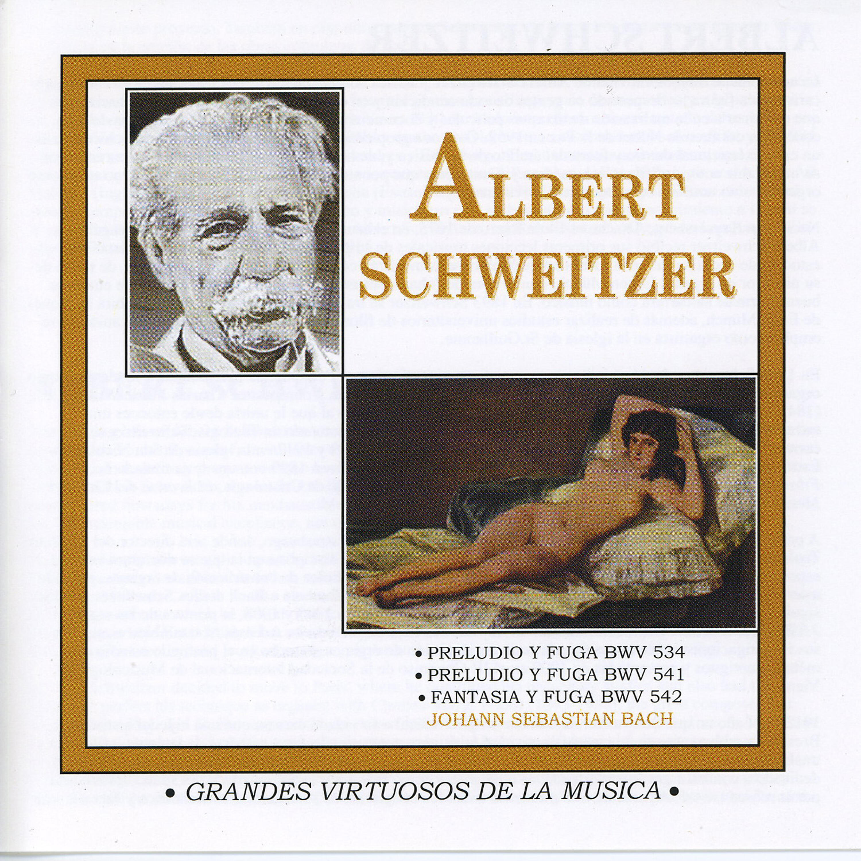Albert Schweitzer - Fuga en La Menor, BWV.543
