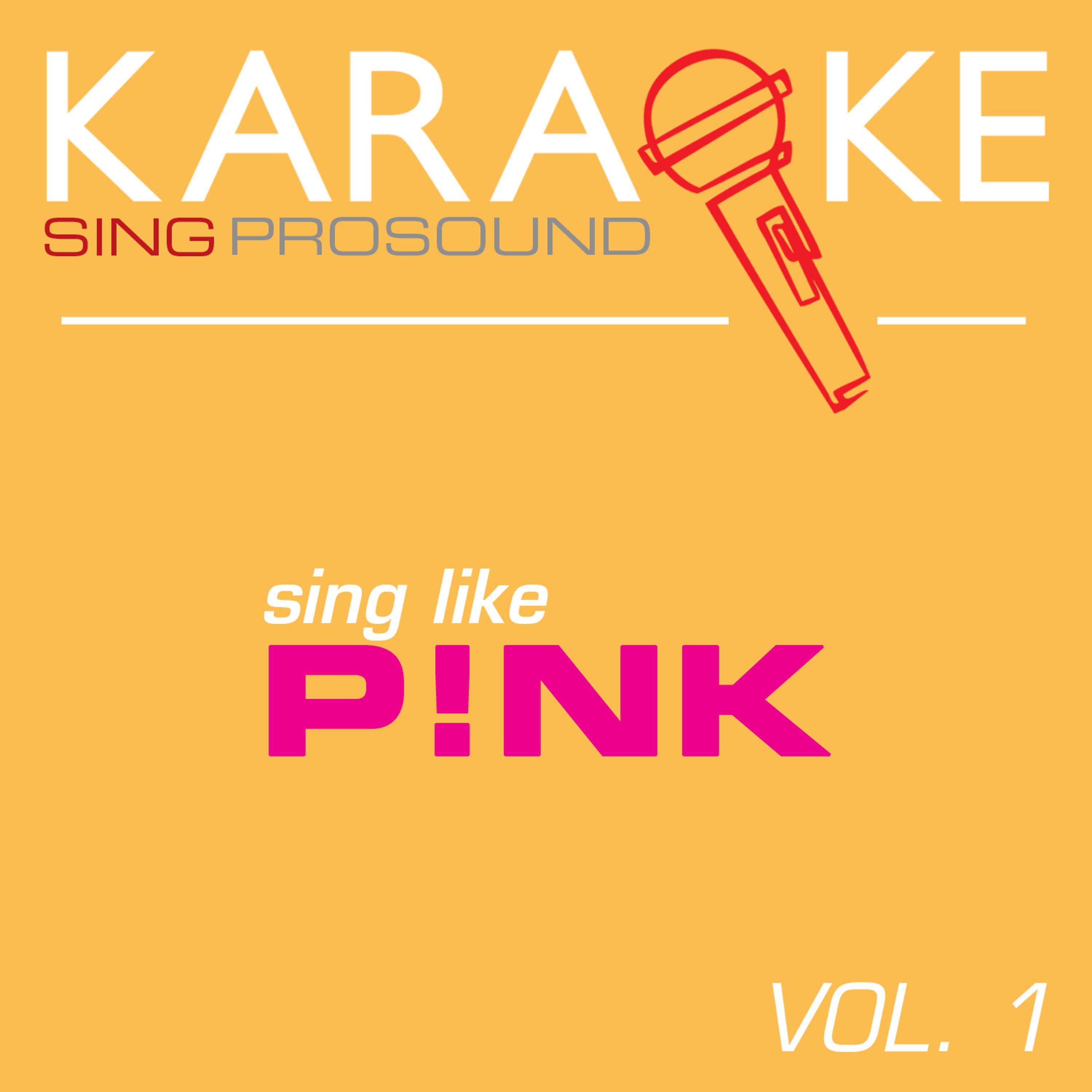 Постер альбома Karaoke in the Style of P!Nk, Vol. 1