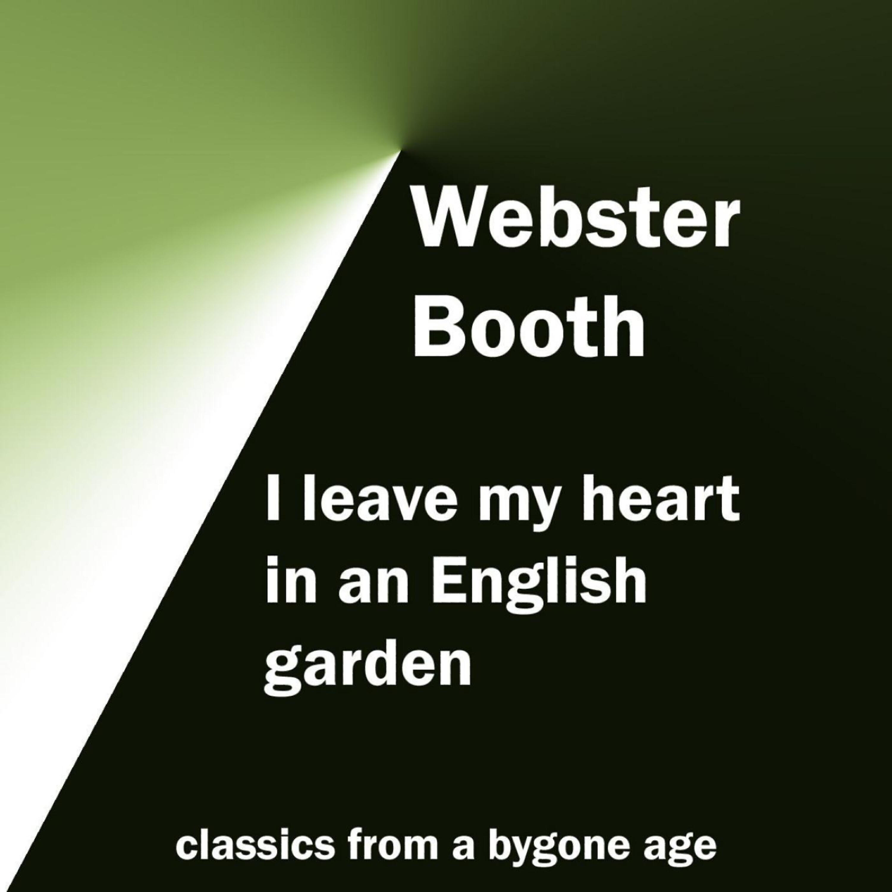 Webster Booth - Come Into The Garden Maud