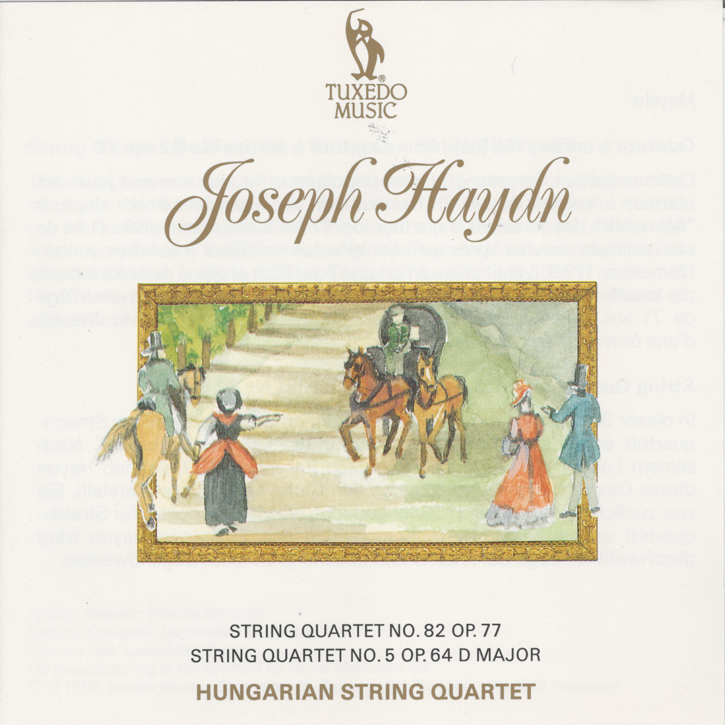 Hungarian String Quartet - String Quartet No. 82, Op. 77: I. Allegro moderato