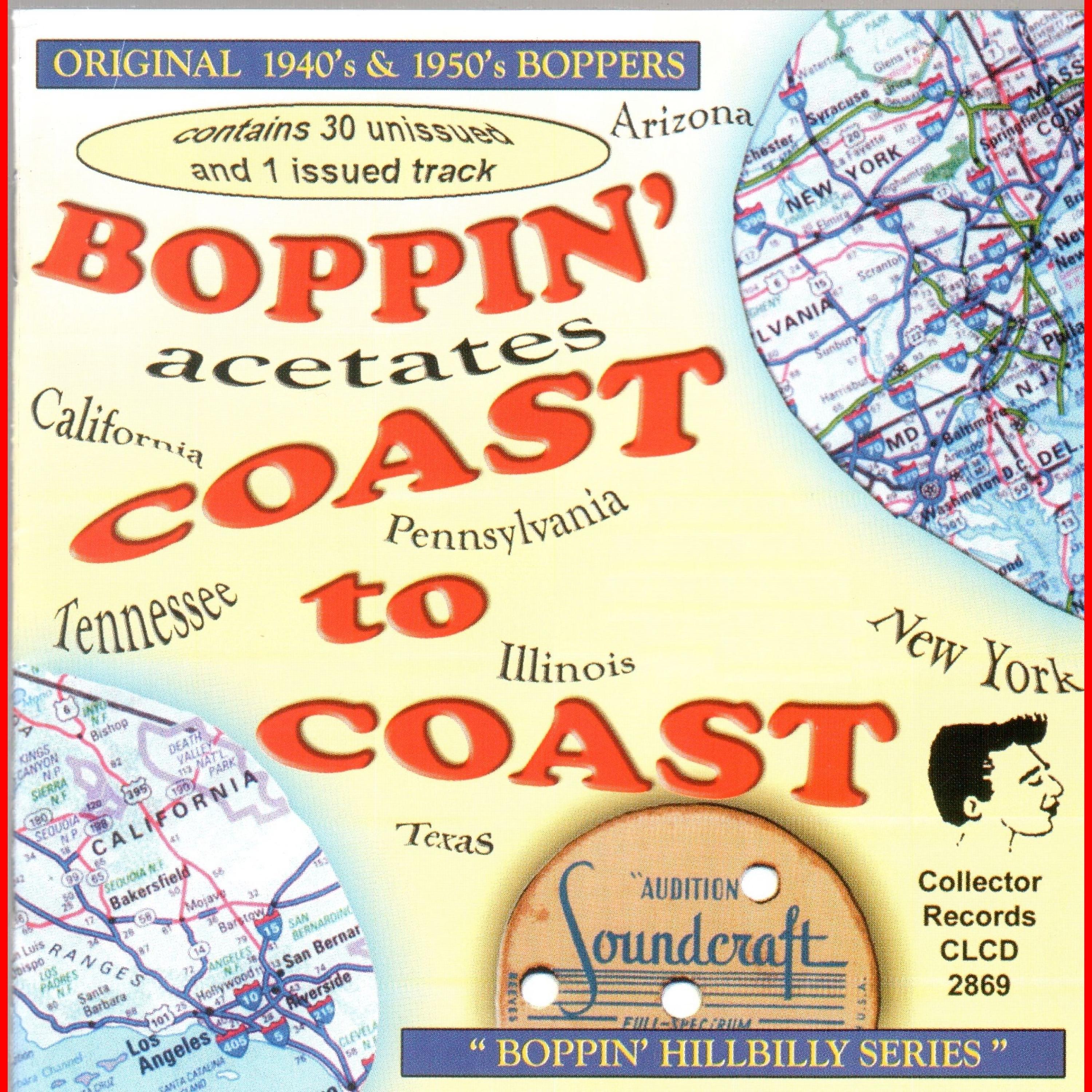Постер альбома Boppin' Acetates, Coast to Coast