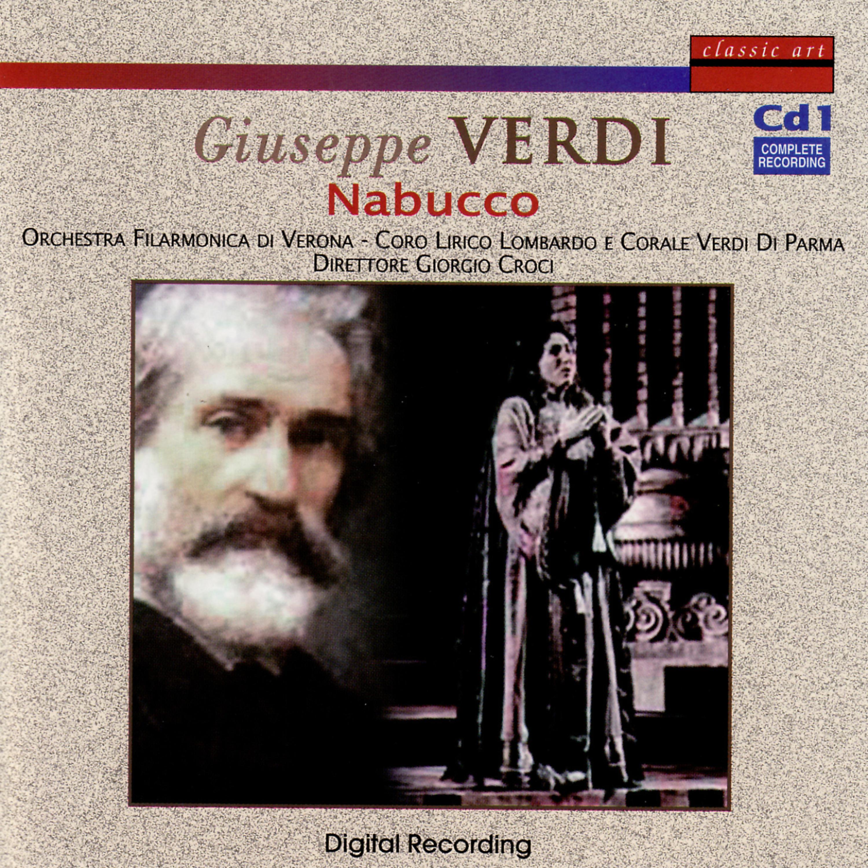 Постер альбома Verdi: Nabucco 1