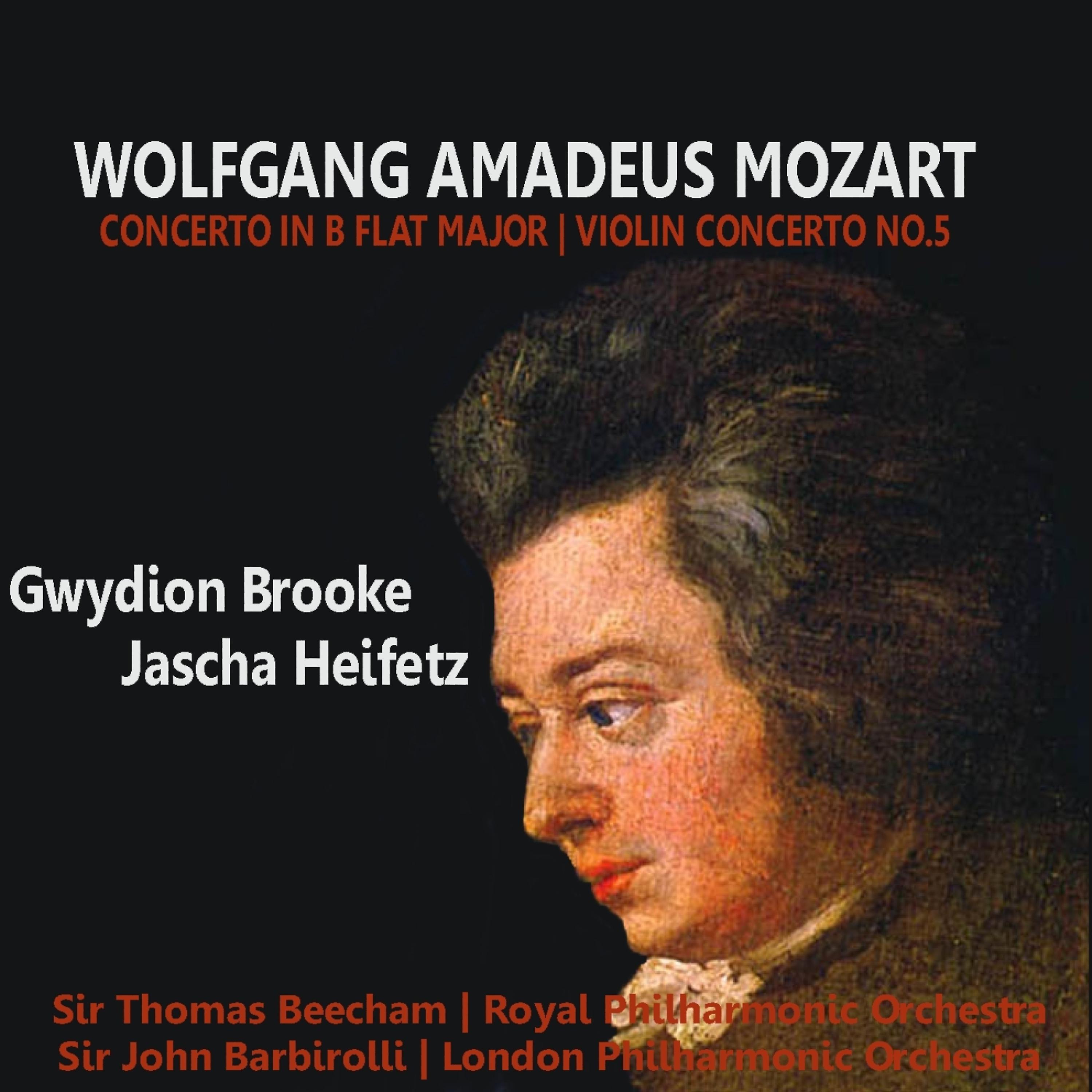 Постер альбома Mozart: Concerto in B-Flat Major, Violin Concerto No. 5