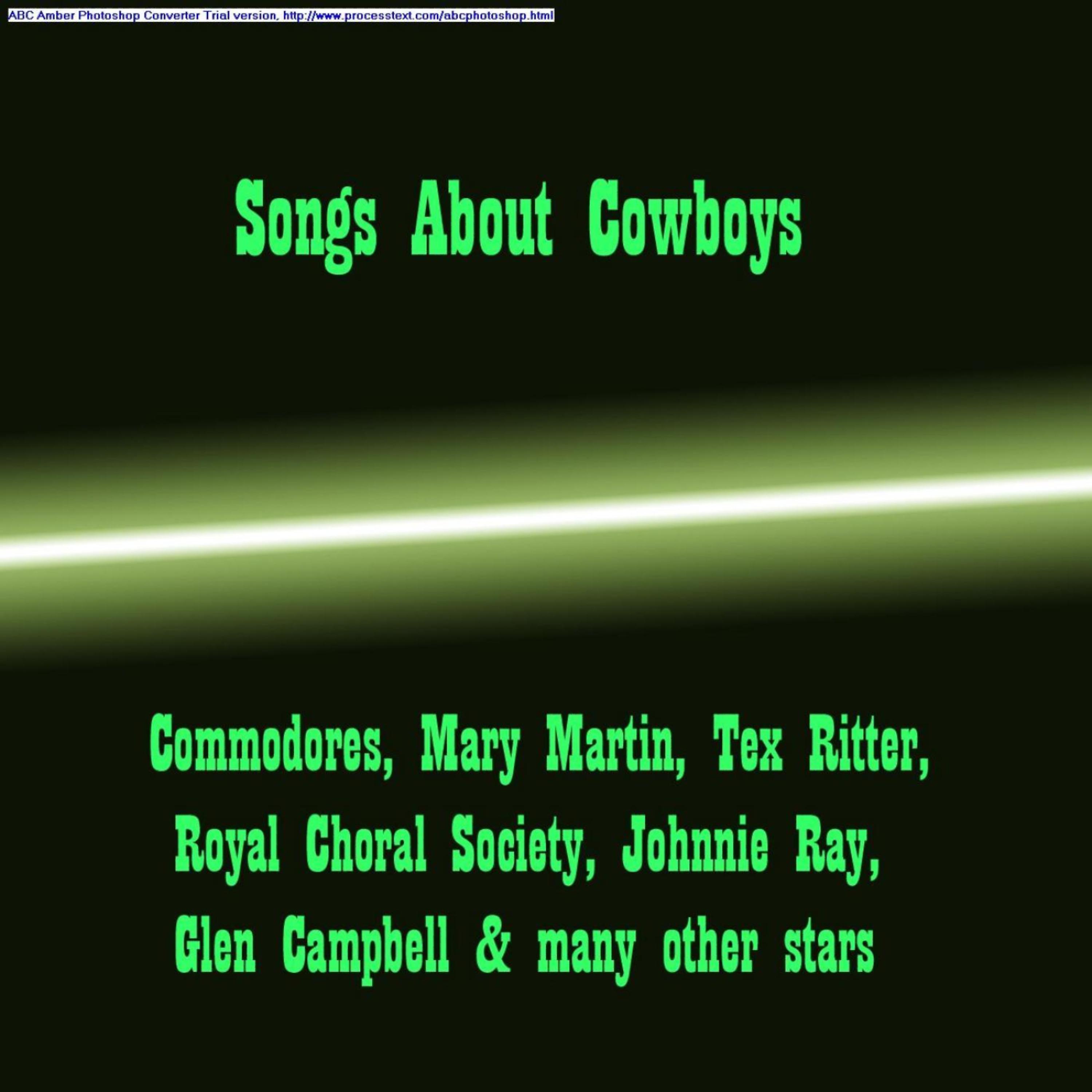 Постер альбома Songs About Cowboys