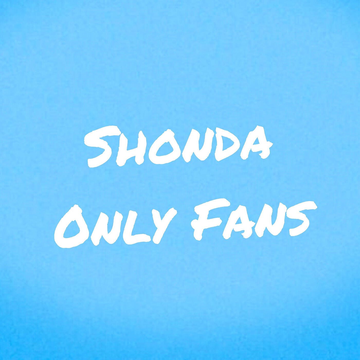 SHONDA - Only Fans