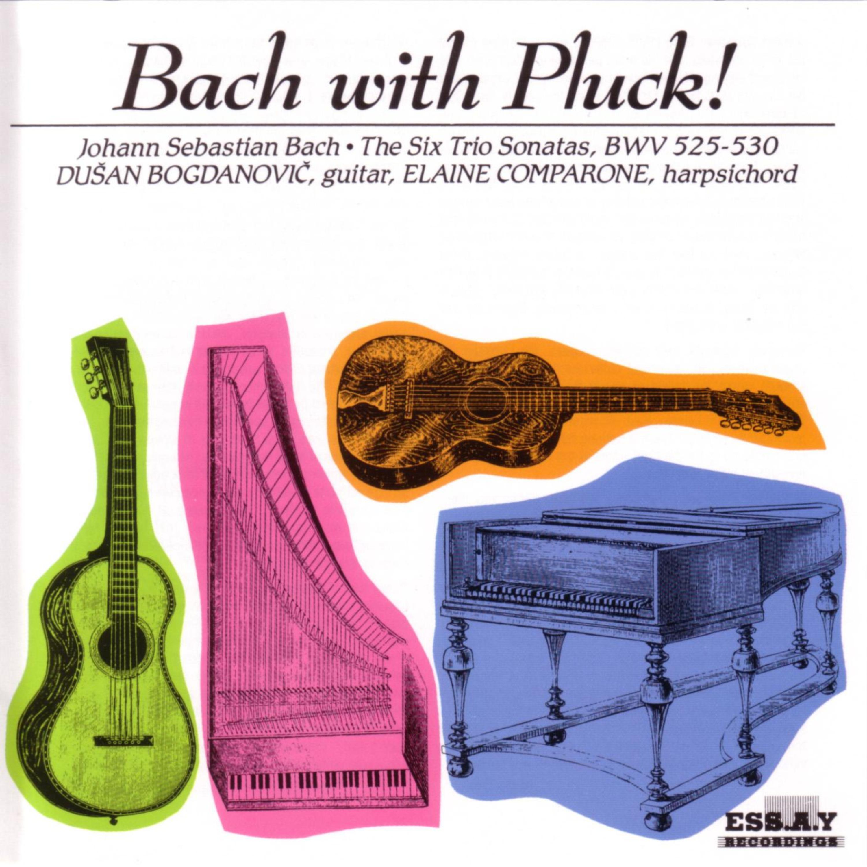 Постер альбома Bach With Pluck! The Six Trio Sonatas BWV 525-530