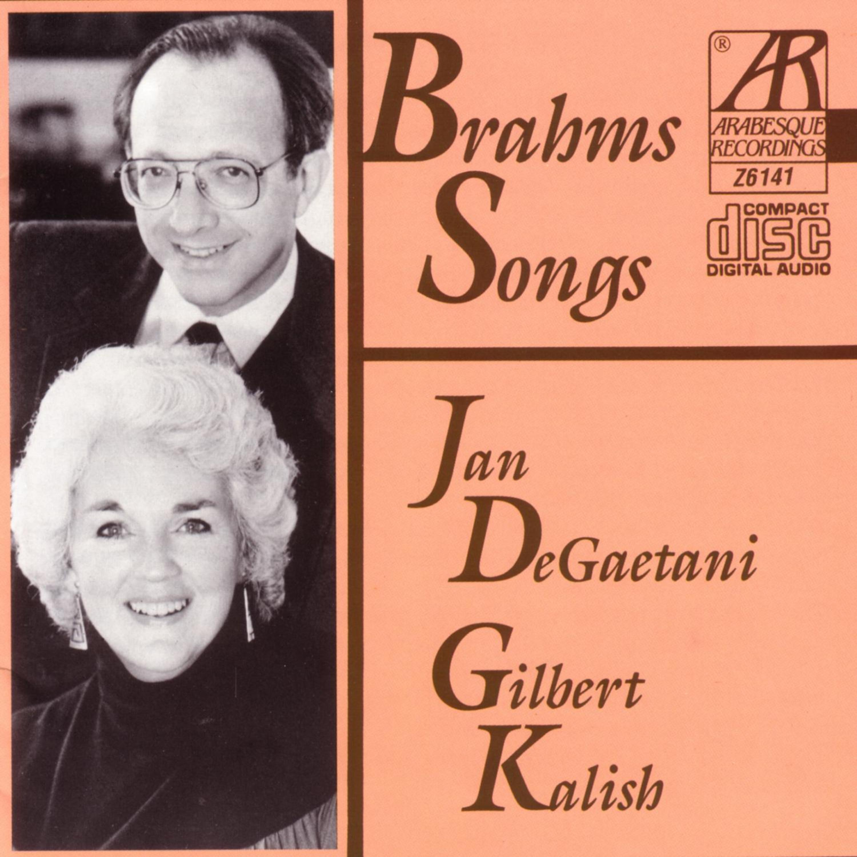 Постер альбома Brahms Songs