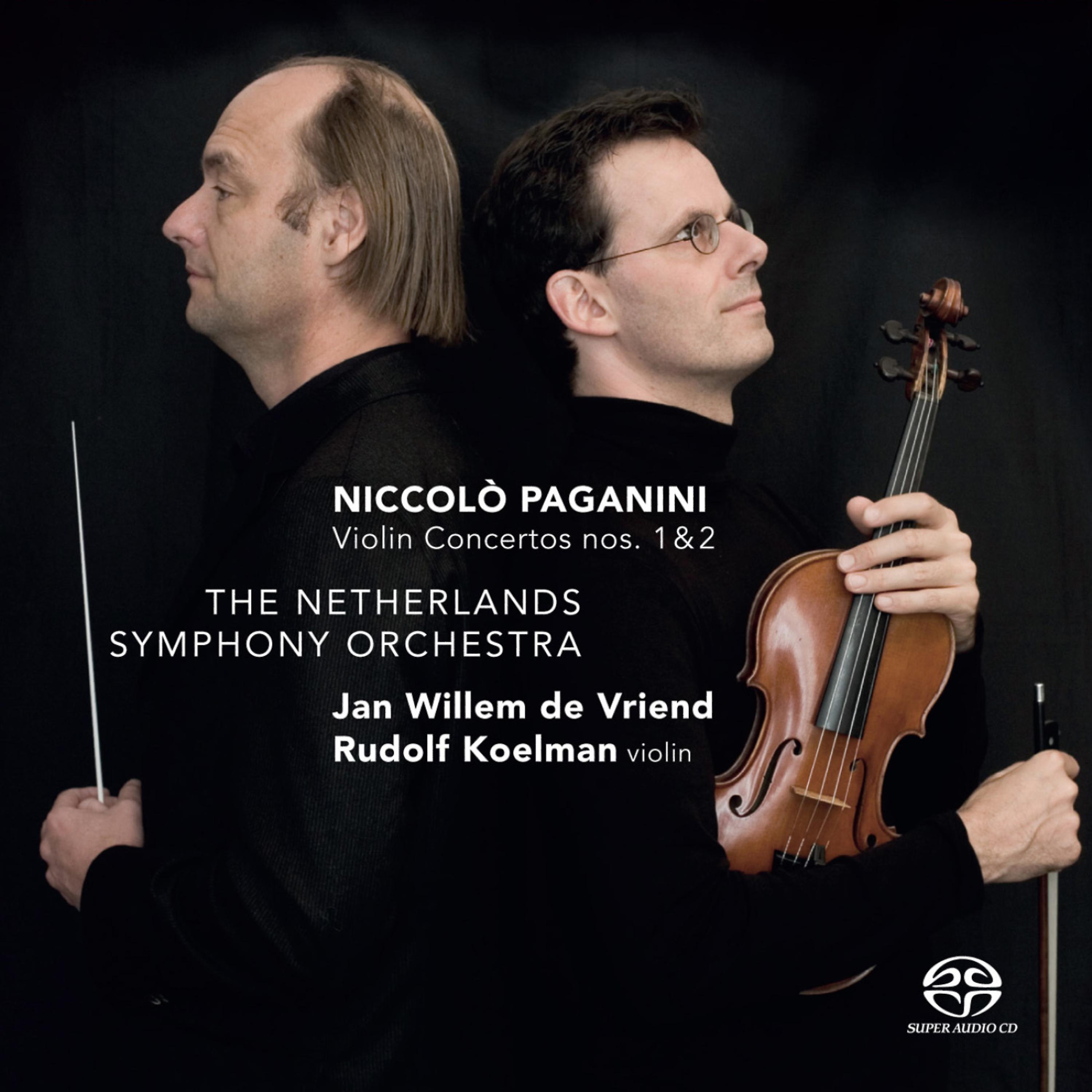 Постер альбома Paganini: Violin Concerto's Nos. 1 & 2