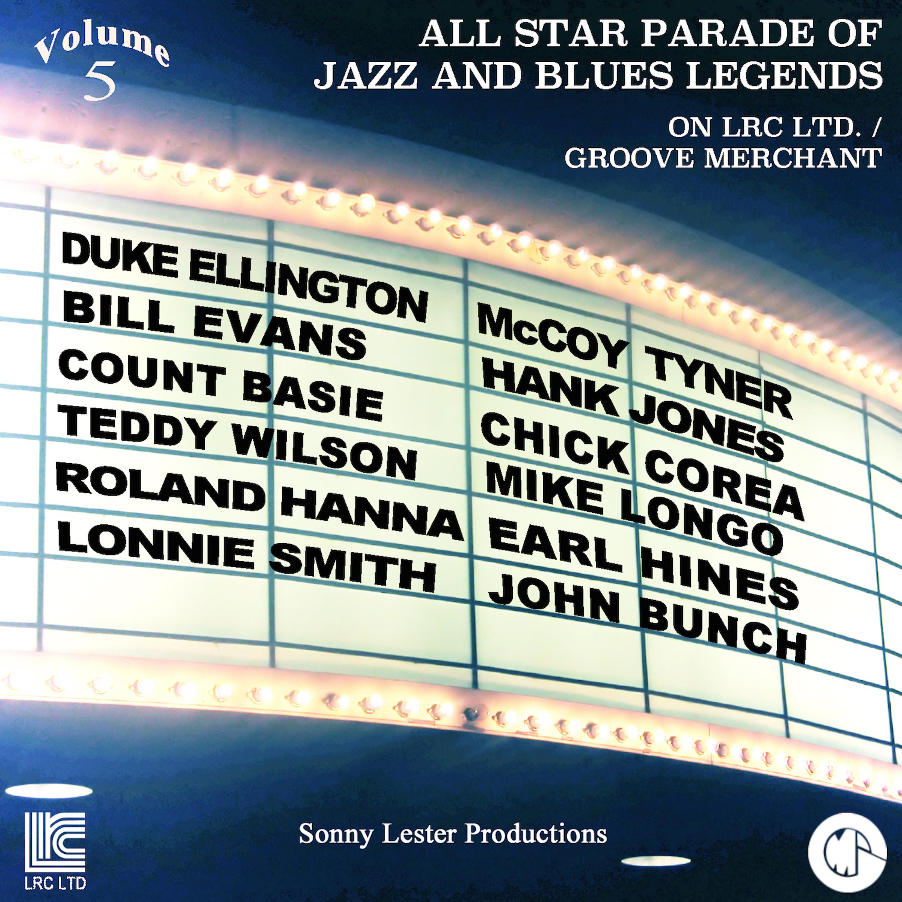 Постер альбома All Star Parade of Jazz and Blues Legends, Vol. 5 - The Pianos