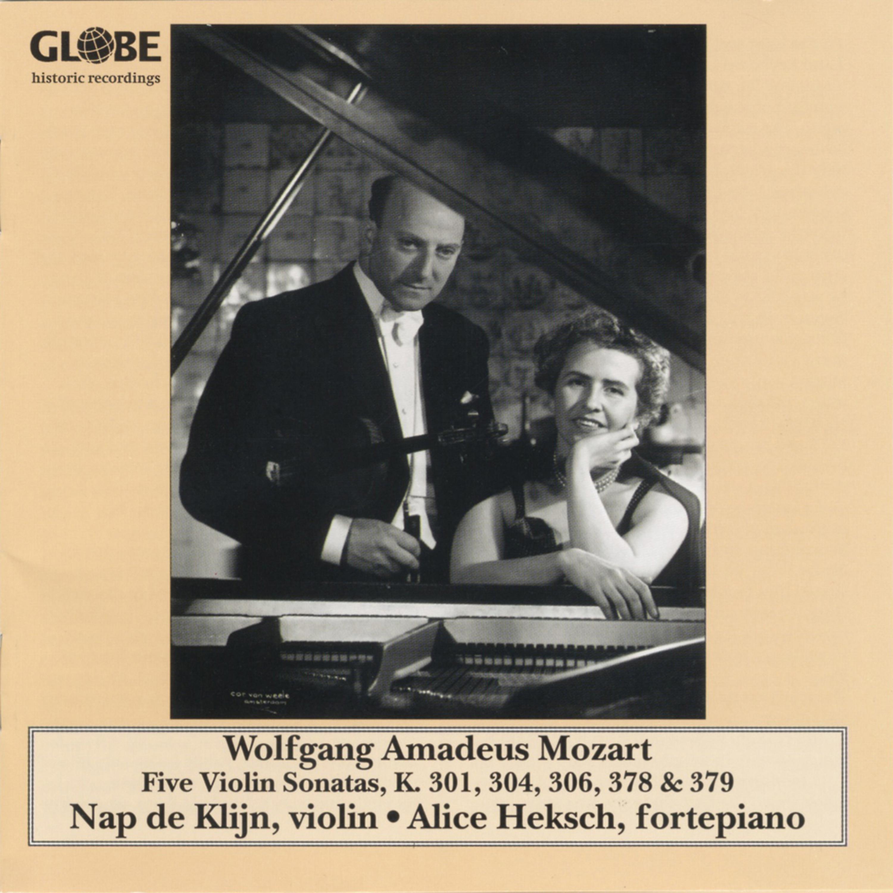 Постер альбома Mozart: Five Violin Sonatas