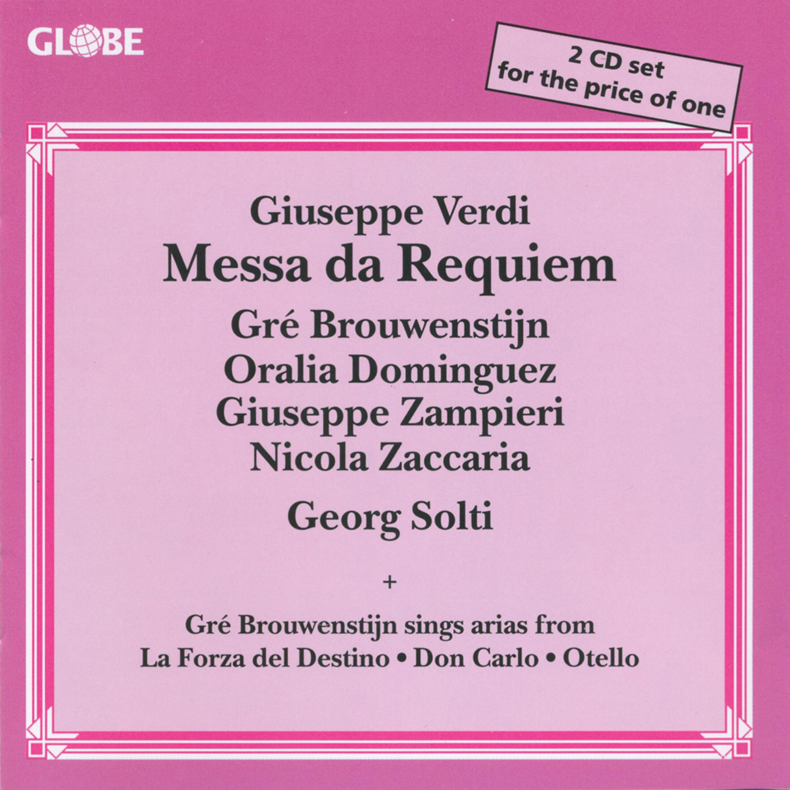 Постер альбома Verdi: Messa da Requiem, Arias