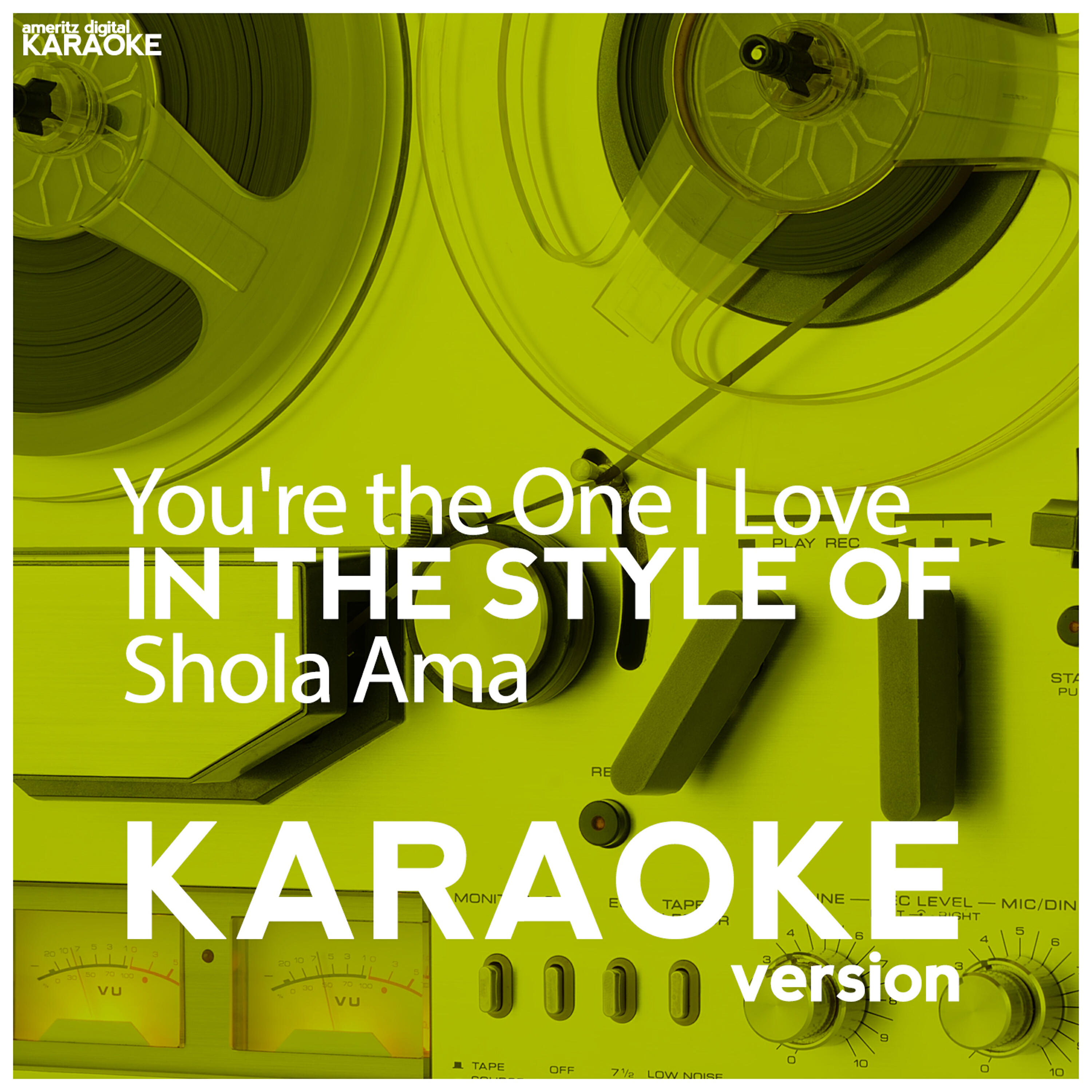 Ameritz Digital Karaoke - You're the One I Love (In the Style of Shola Ama) [Karaoke Version]