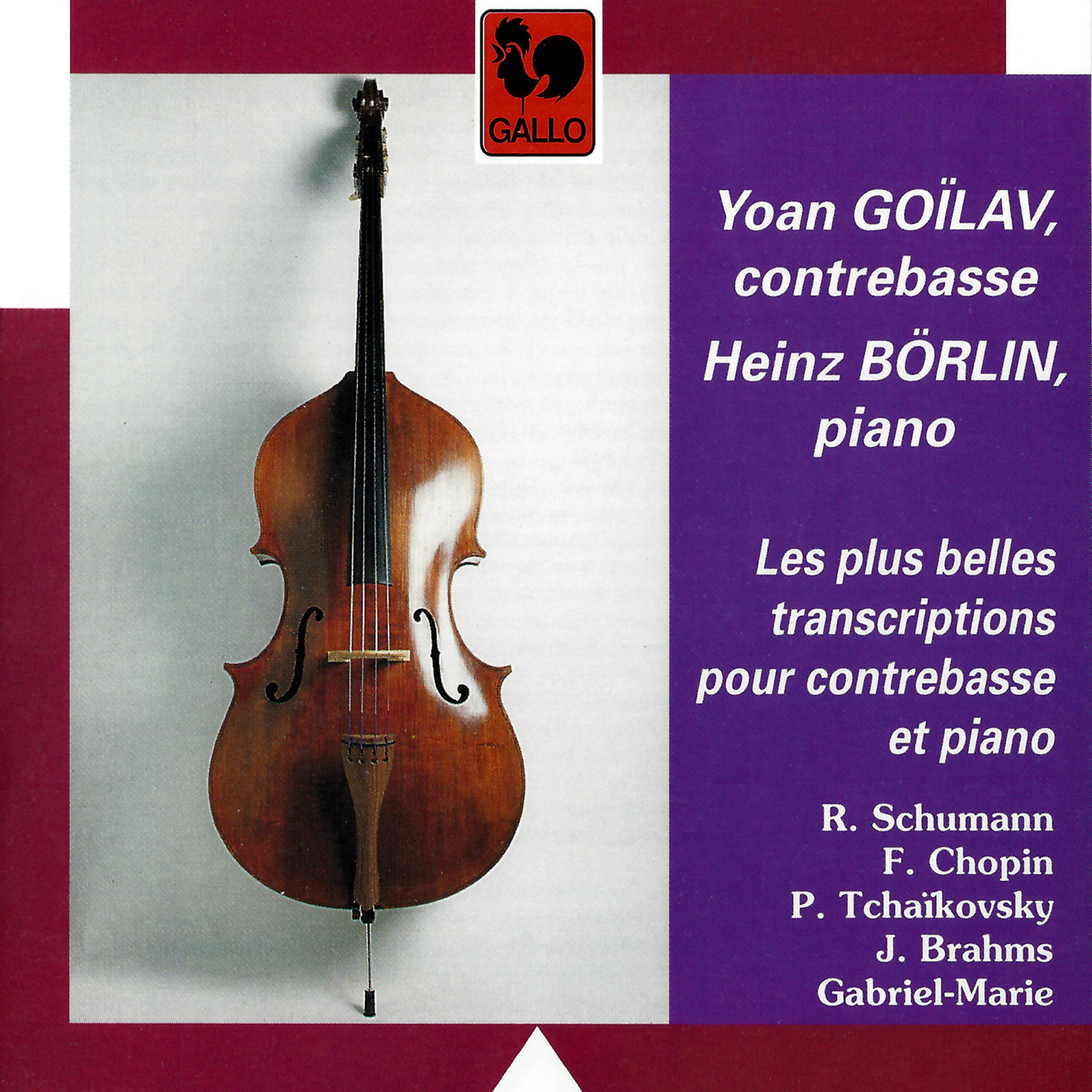 Yoan Goïlav - 6 Pieces for Double Bass & Piano, Op.51: VI. Valse sentimentale in F Minor
