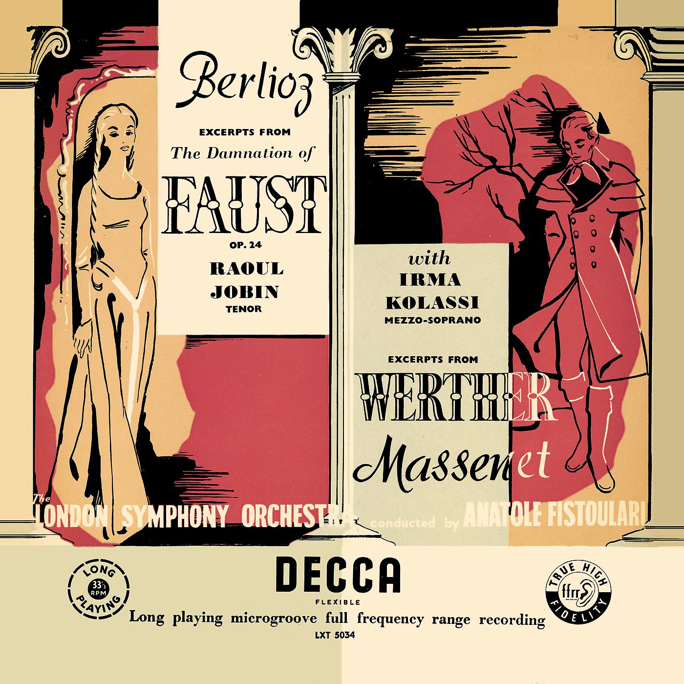 Постер альбома Berlioz: La damnation de Faust; Massenet: Werther – Excerpts