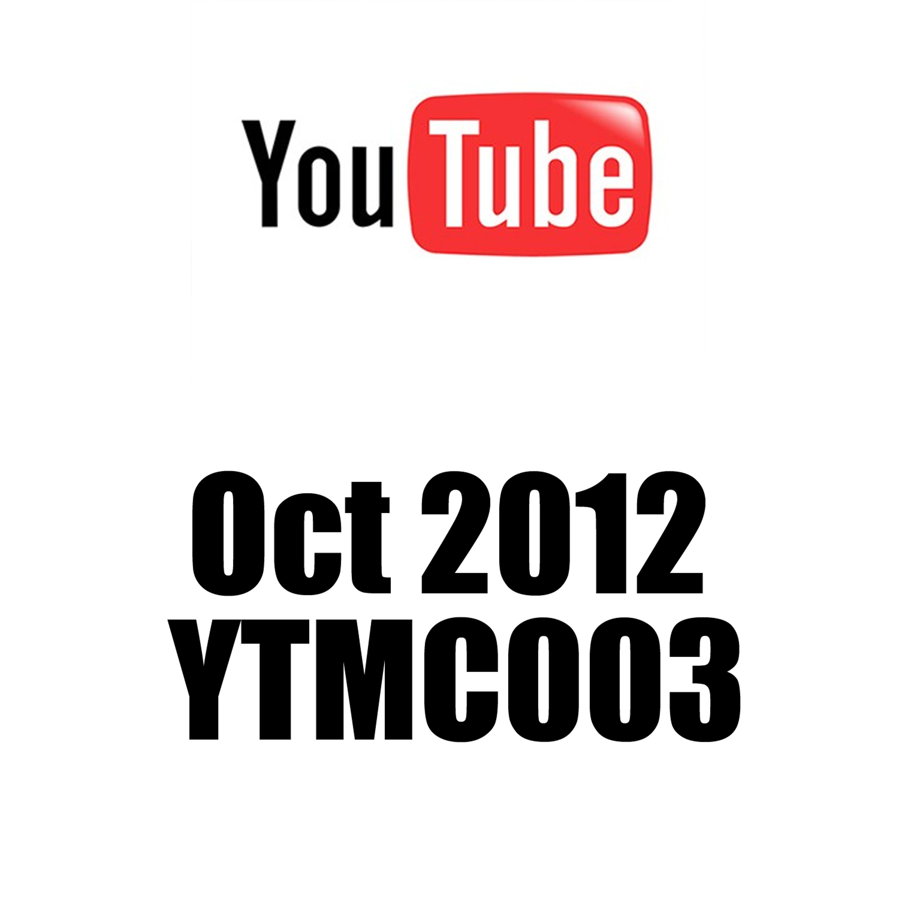 Постер альбома Youtube Music - One Media - Oct 2012 - Ytmc003