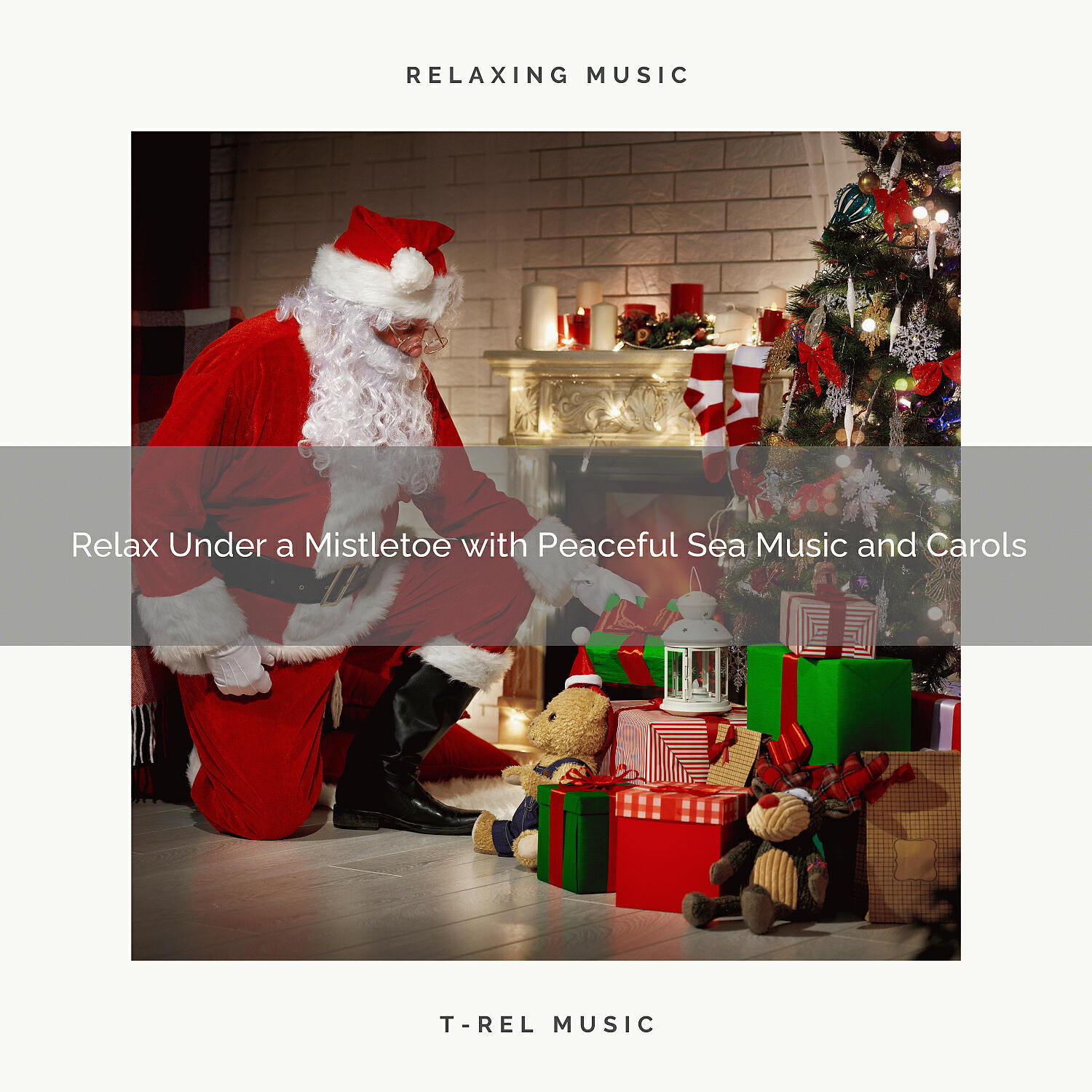 Ocean Waves For Sleep - Peaceful Water and Christmas Melodies for Naps Under a Christmas Tree