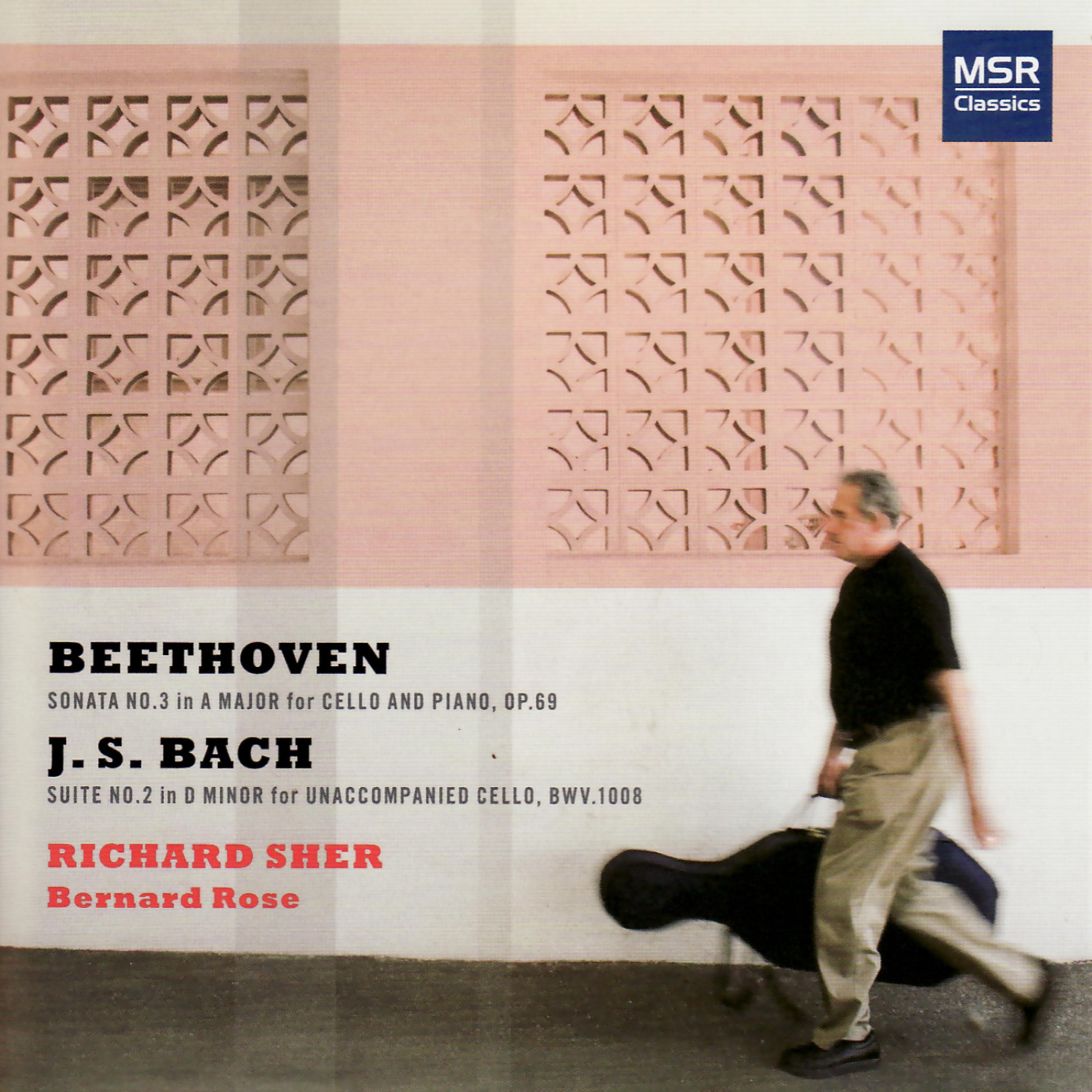 Постер альбома Beethoven: Sonata No.3 - Bach: Cello Suite No.2