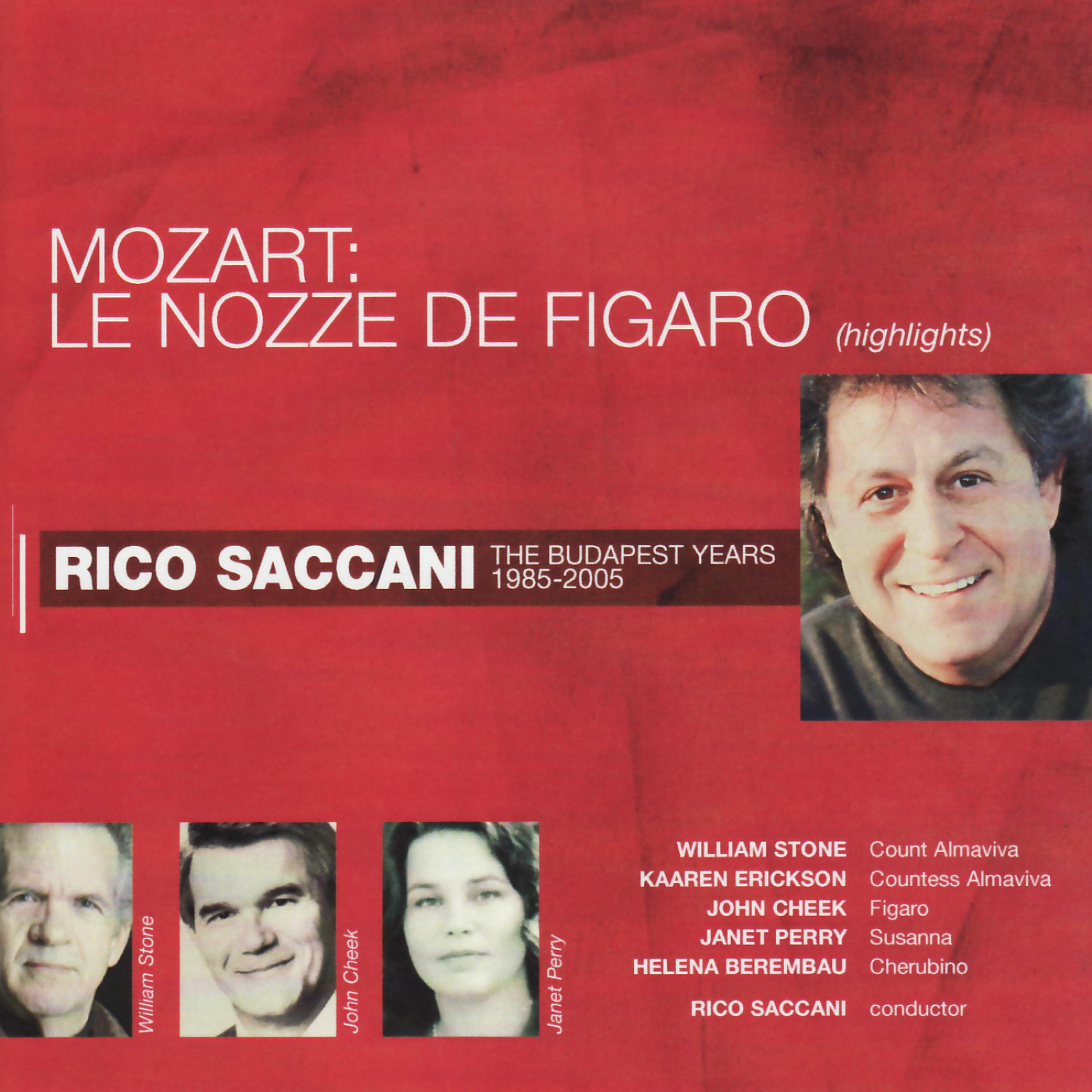 Постер альбома Mozart: Le Nozze De Figaro (Highlights)
