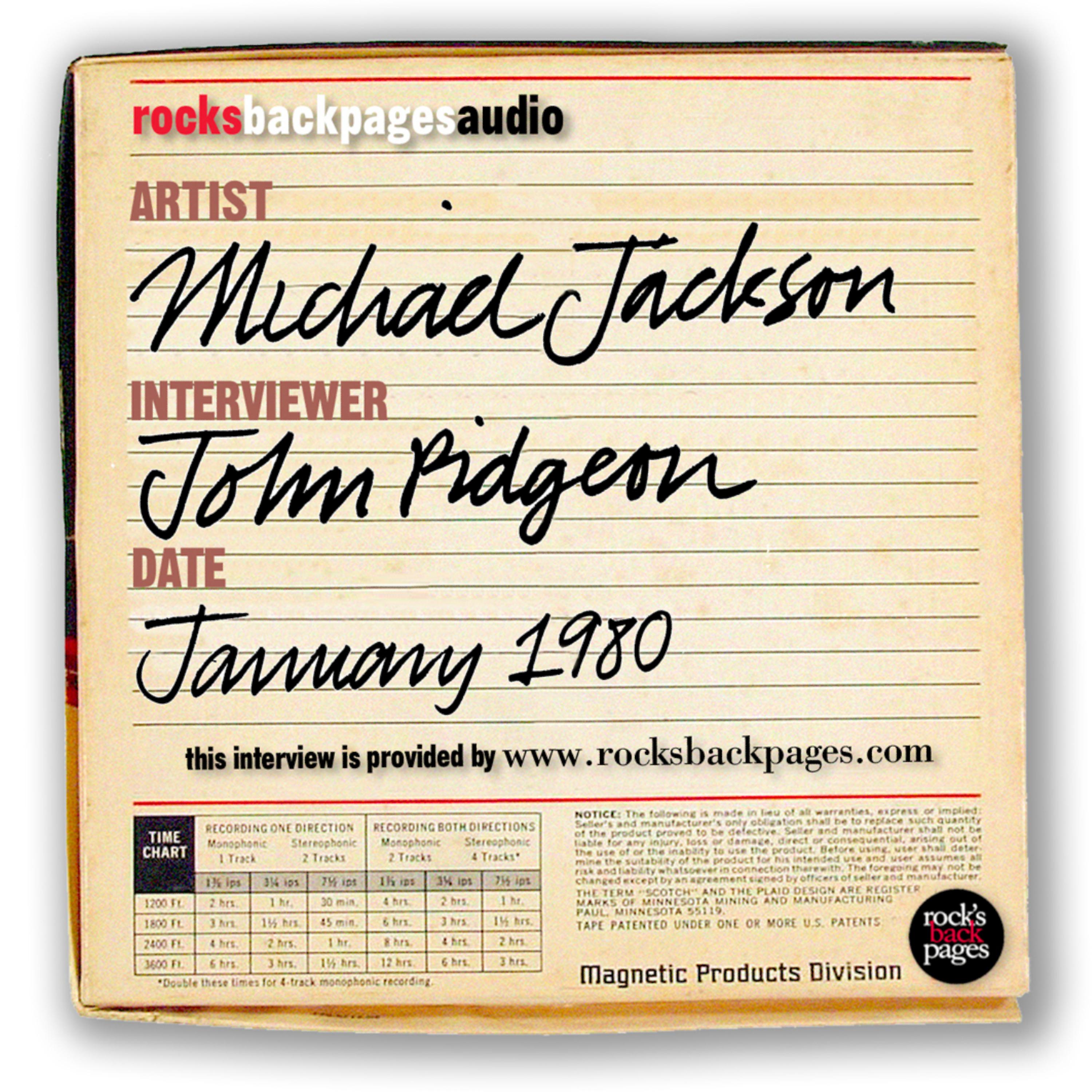 Постер альбома Michael Jackson Interviewed by John Pidgeon